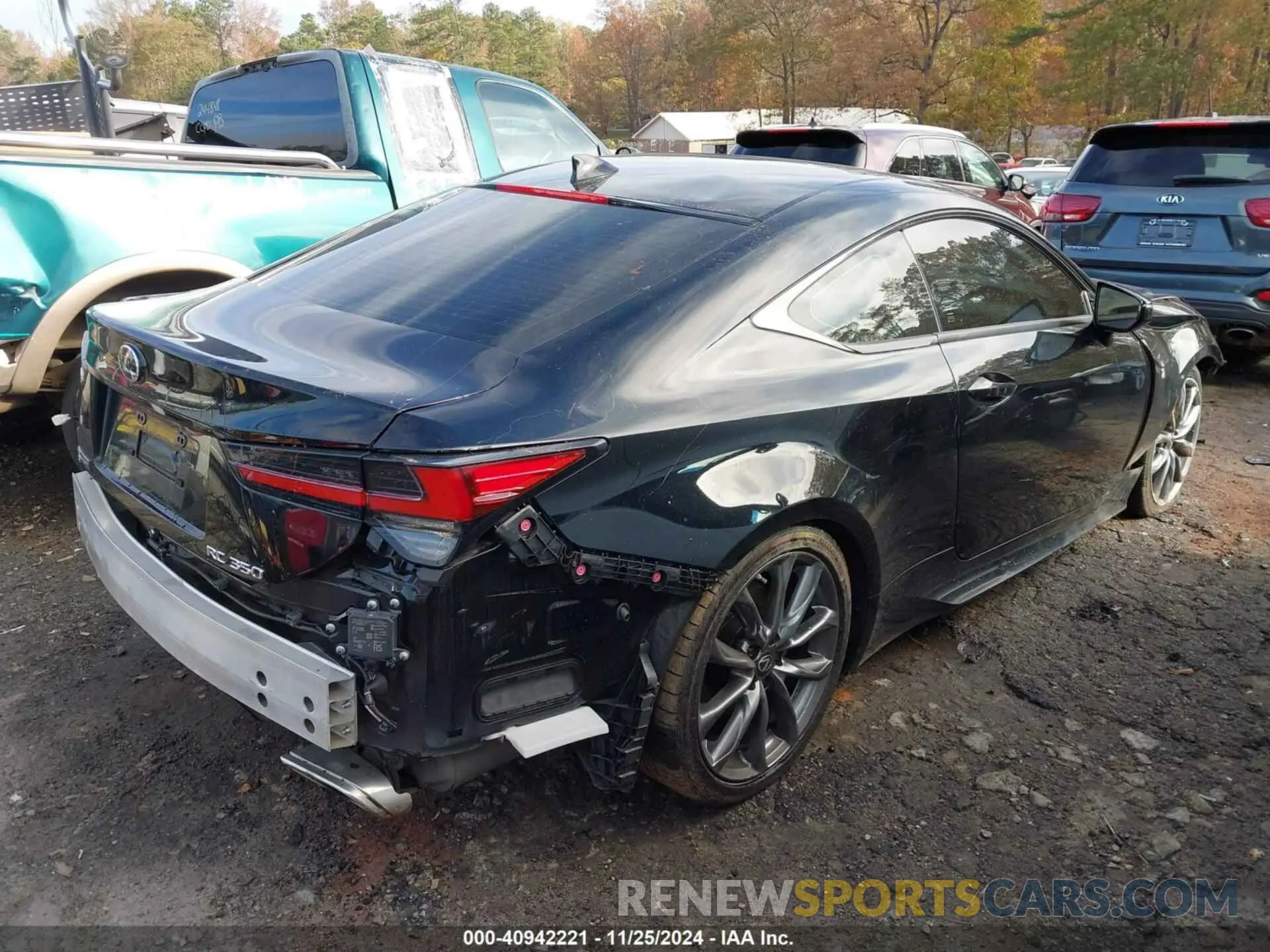 4 fotografías del automóvil dañado JTHGZ5BCXM5023527 LEXUS RC 350 2021