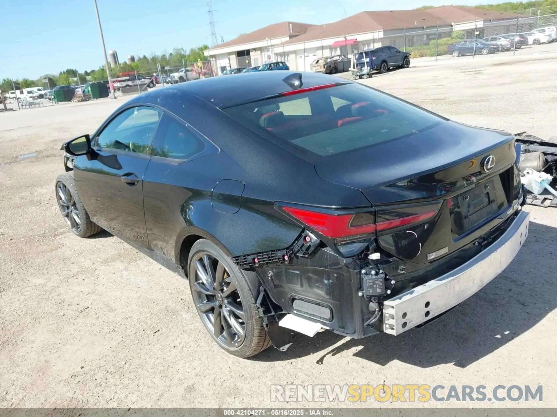 3 fotografías del automóvil dañado JTHGZ5DCXM5010807 LEXUS RC 350 2021
