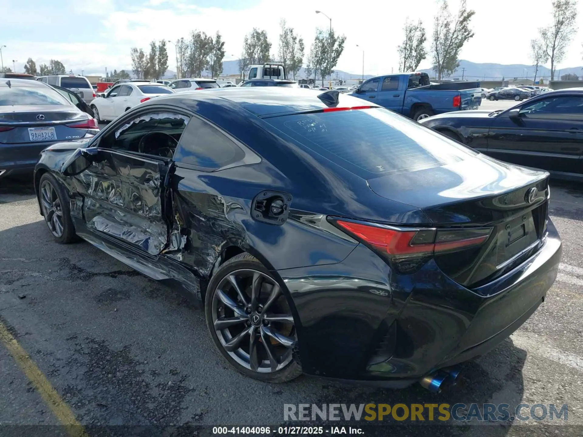 3 fotografías del automóvil dañado JTHGZ5BC3N5025704 LEXUS RC 350 2022