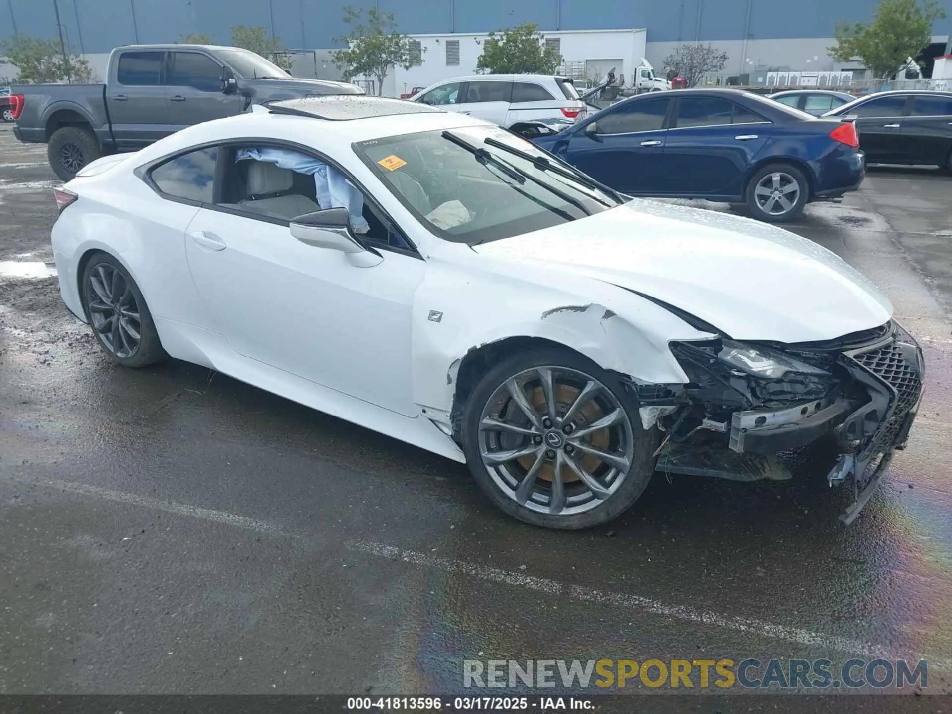 1 fotografías del automóvil dañado JTHGZ5BC3N5026089 LEXUS RC 350 2022