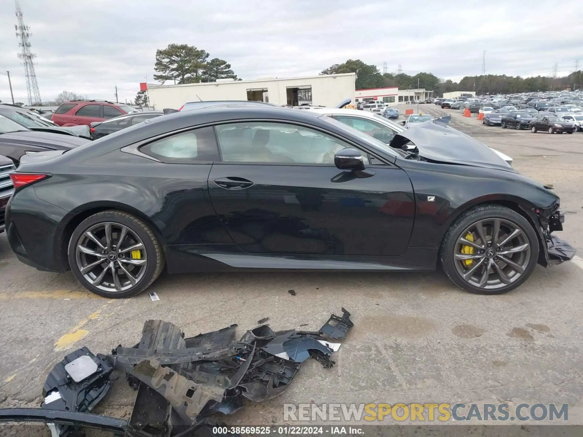 13 fotografías del automóvil dañado JTHGZ5BC6N5025809 LEXUS RC 350 2022