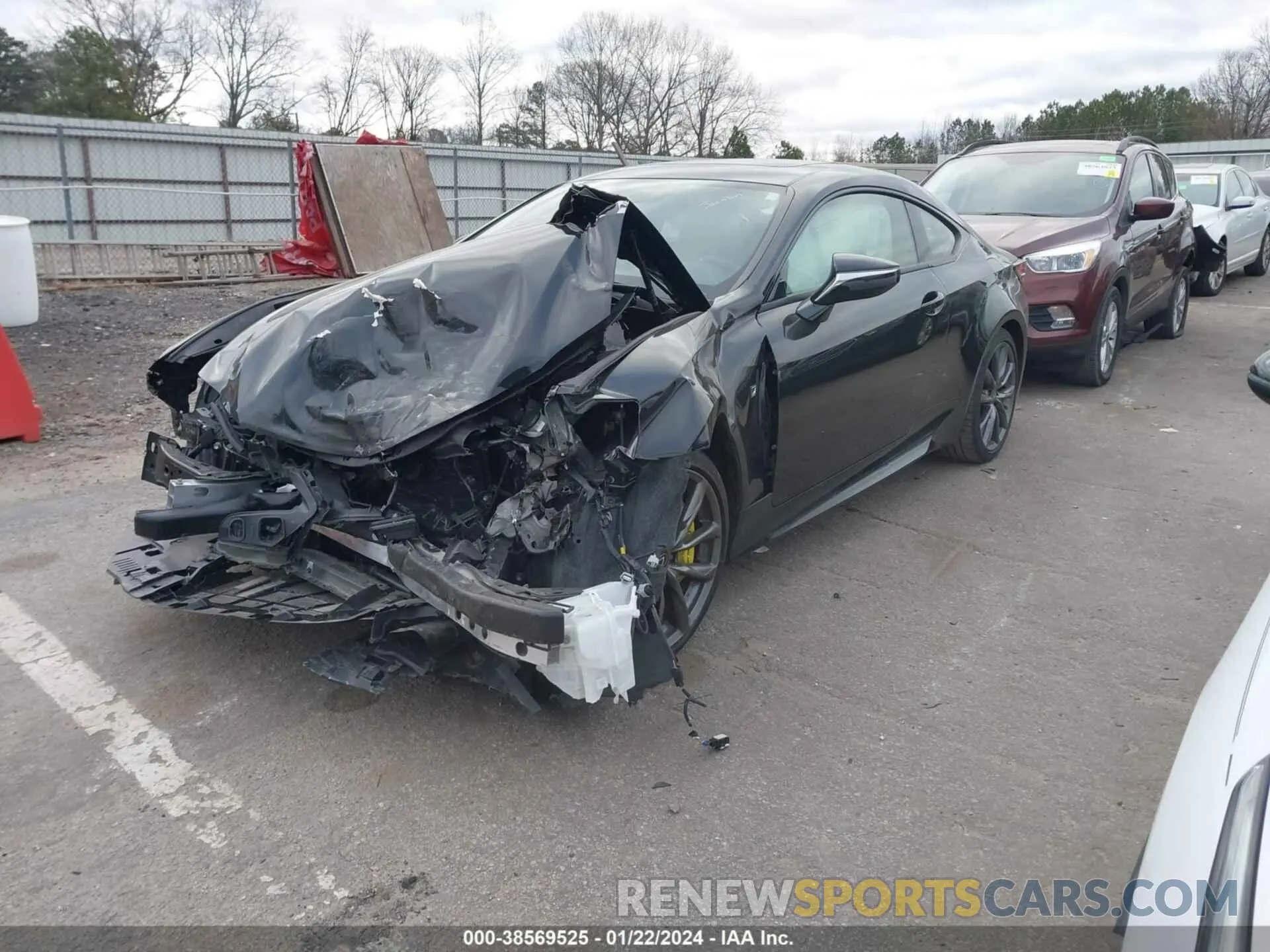 2 fotografías del automóvil dañado JTHGZ5BC6N5025809 LEXUS RC 350 2022