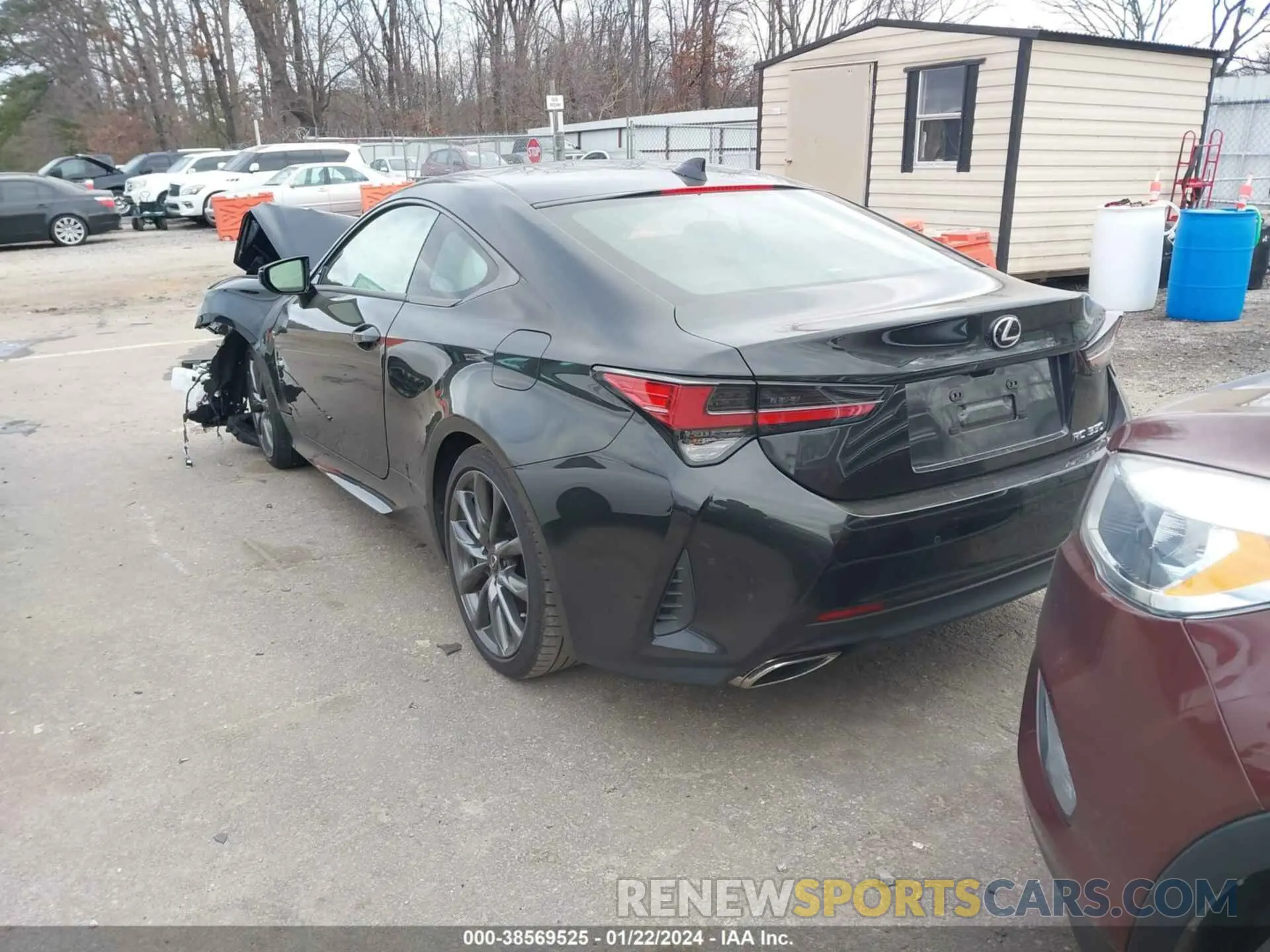 3 fotografías del automóvil dañado JTHGZ5BC6N5025809 LEXUS RC 350 2022