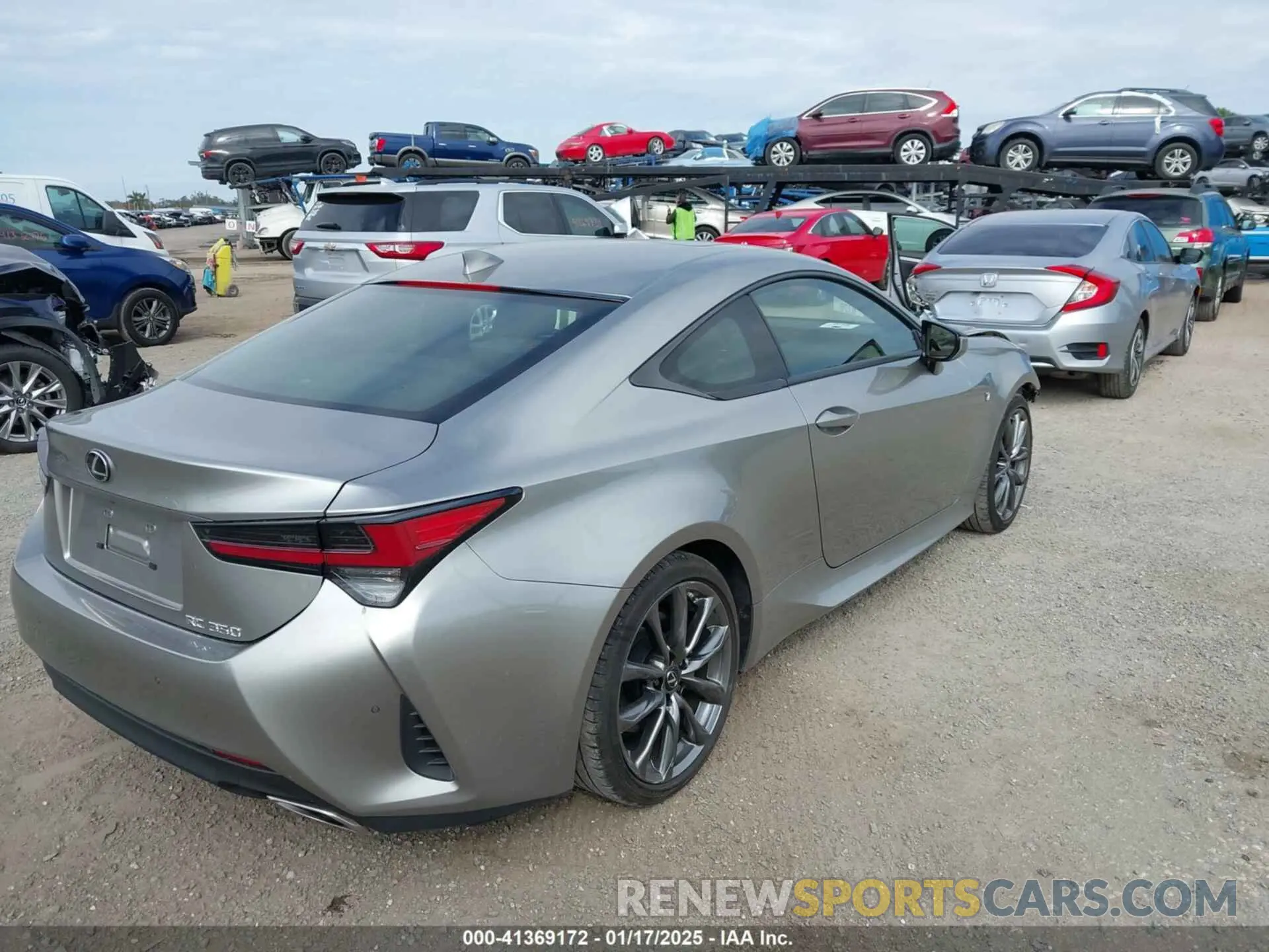 4 fotografías del automóvil dañado JTHGZ5BC9N5025061 LEXUS RC 350 2022
