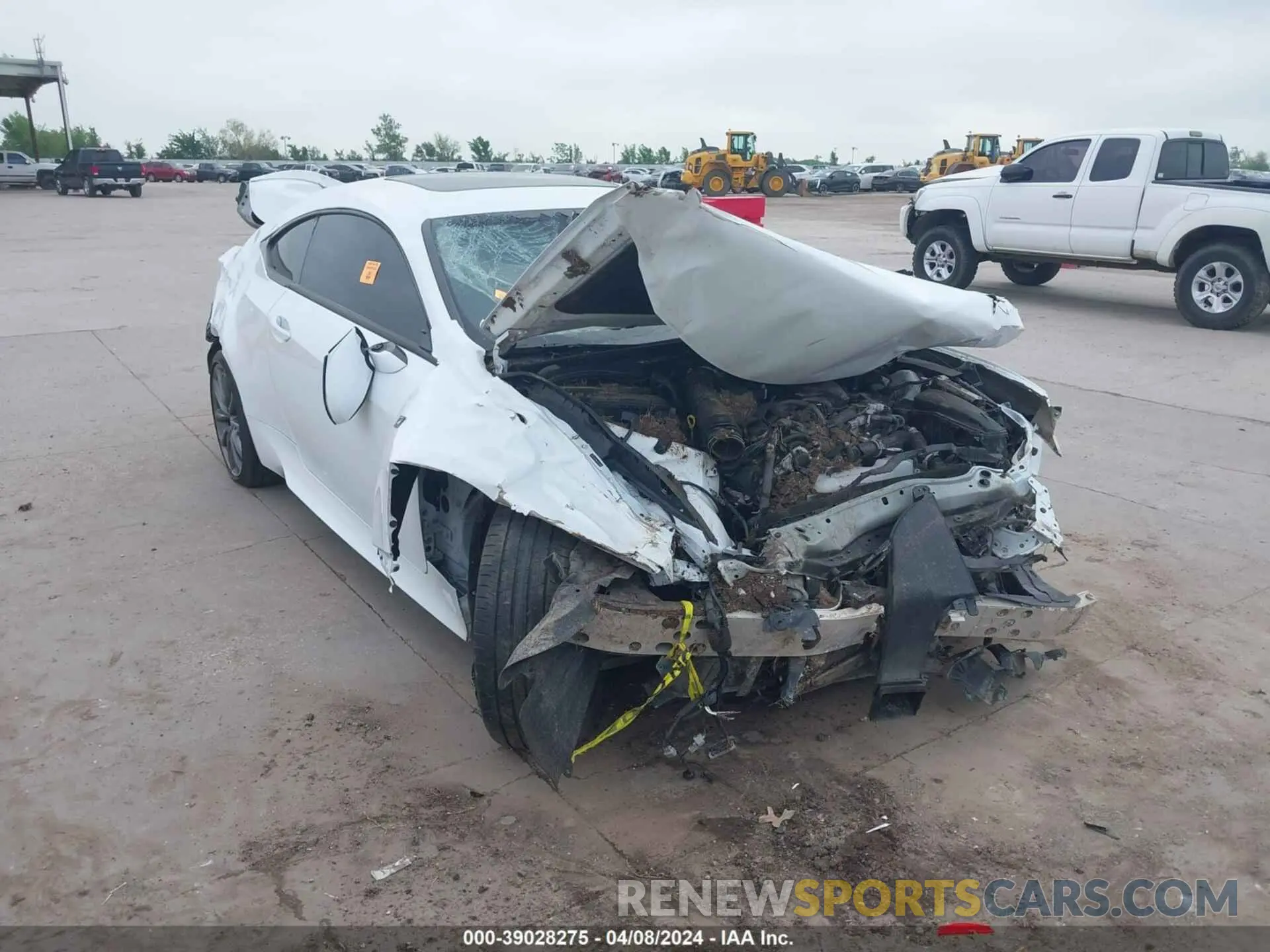 1 fotografías del automóvil dañado JTHGZ5BCXN5025375 LEXUS RC 350 2022