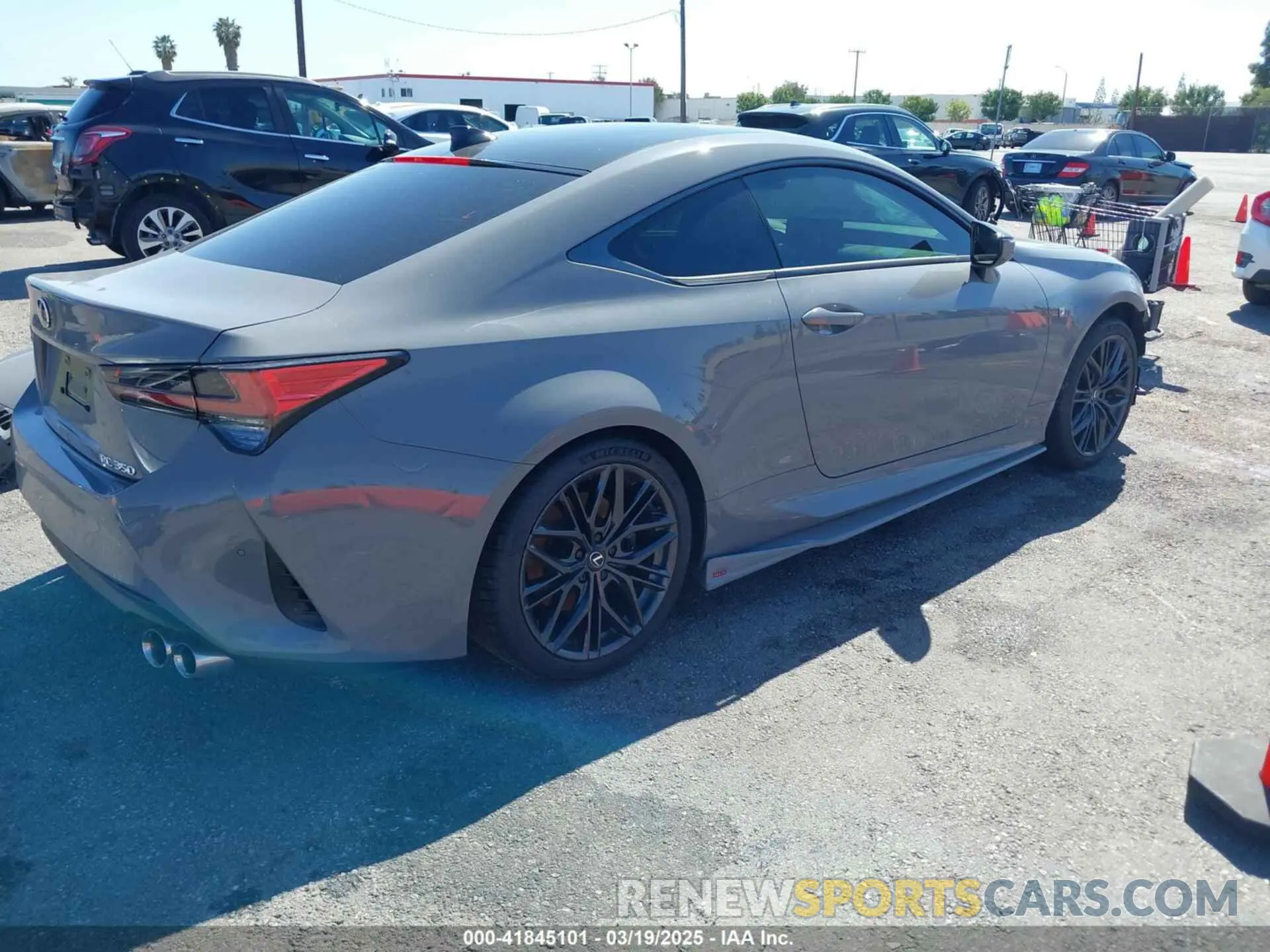 3 fotografías del automóvil dañado JTHGZ5BC0P5027350 LEXUS RC 350 2023