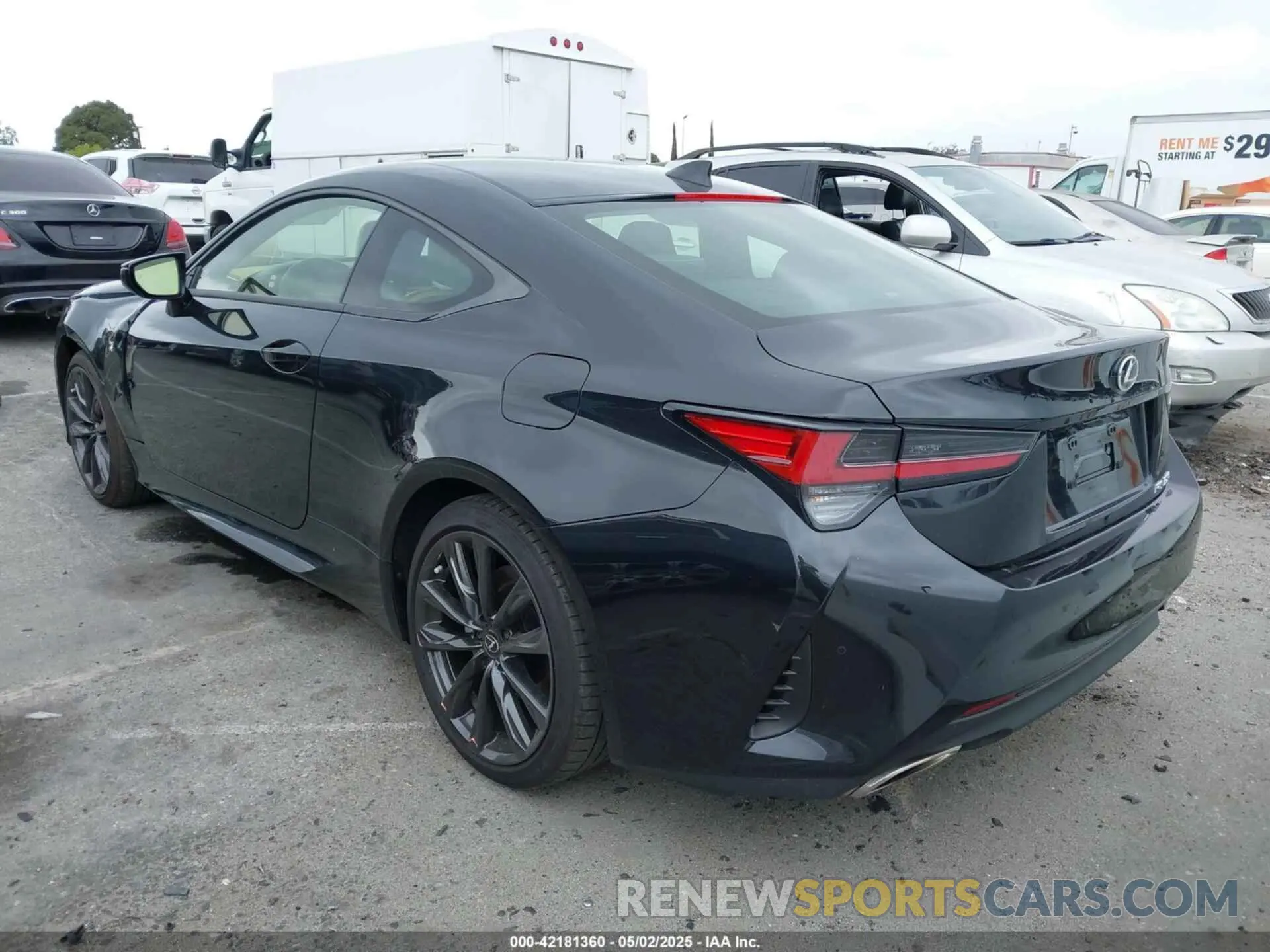 3 fotografías del automóvil dañado JTHGZ5BC4P5027402 LEXUS RC 350 2023