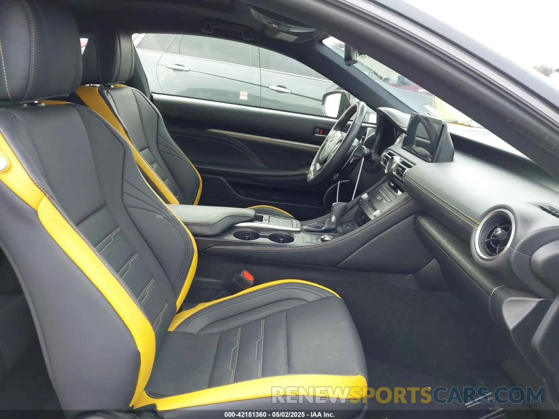 5 fotografías del automóvil dañado JTHGZ5BC4P5027402 LEXUS RC 350 2023