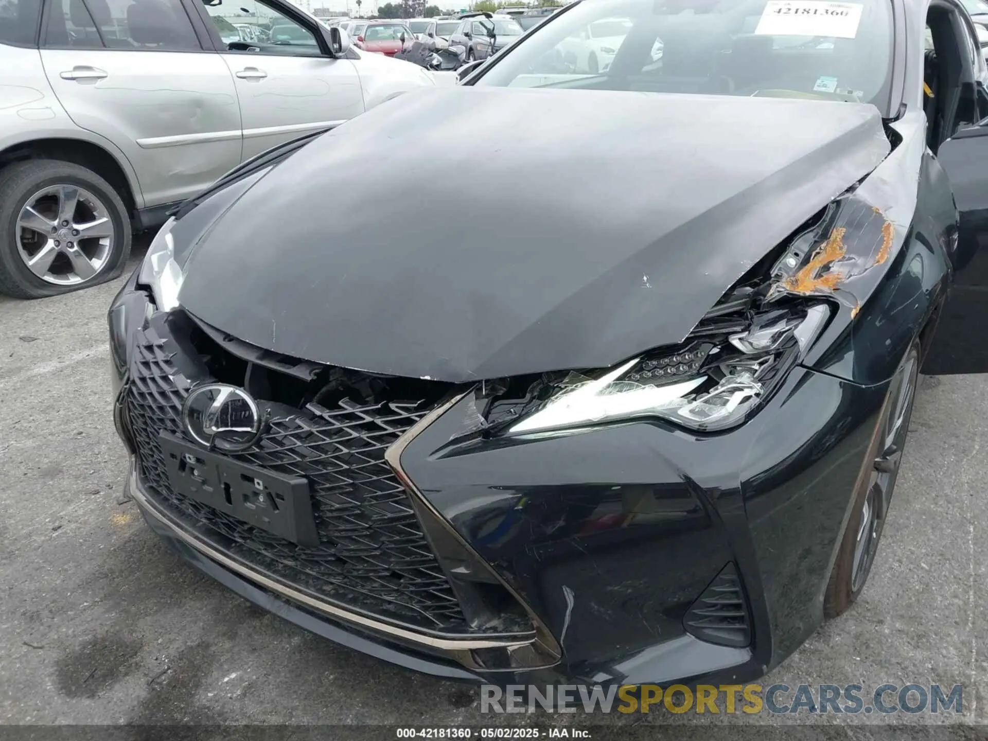 6 fotografías del automóvil dañado JTHGZ5BC4P5027402 LEXUS RC 350 2023