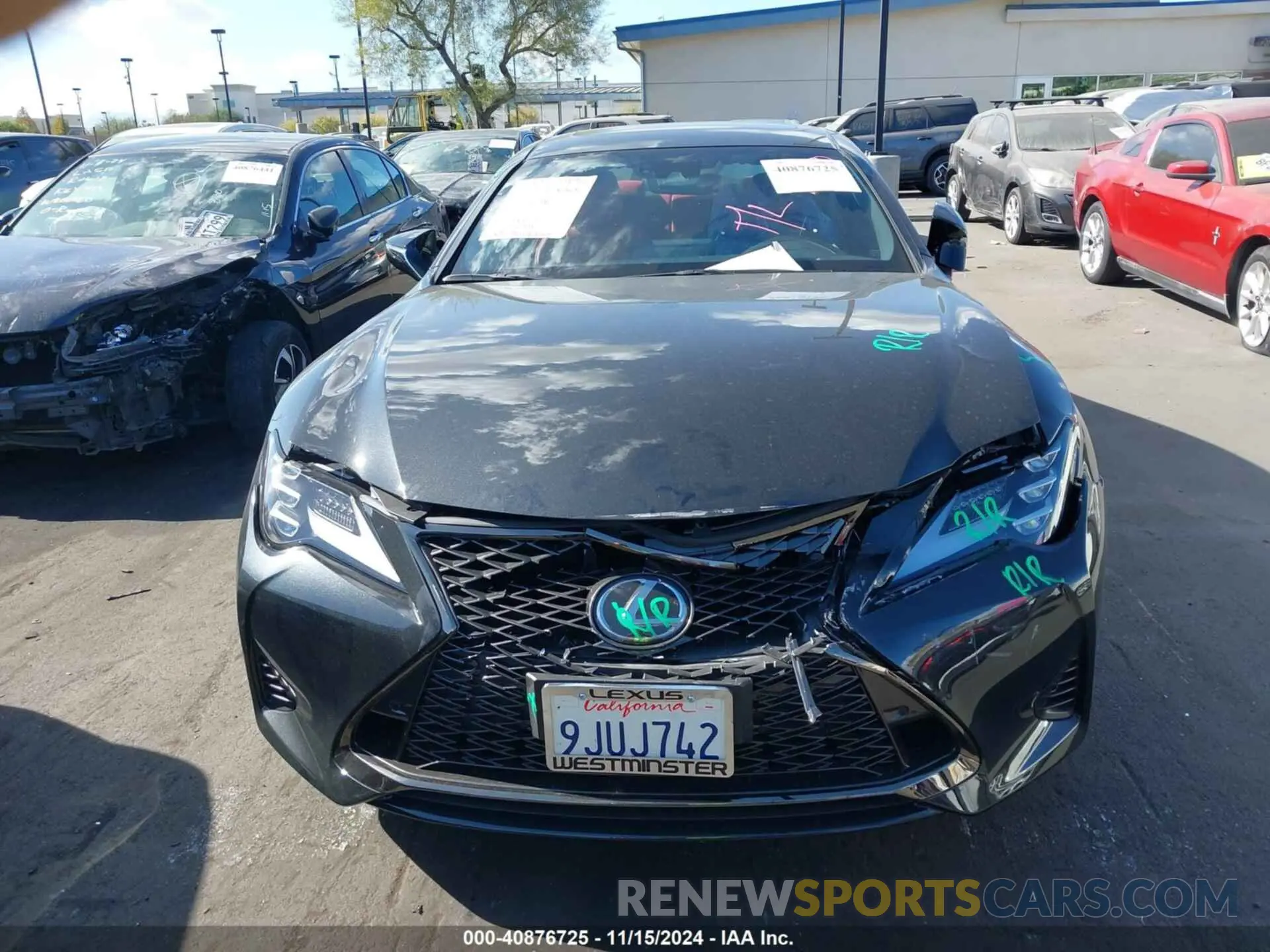13 fotografías del automóvil dañado JTHGZ5BCXP5027274 LEXUS RC 350 2023