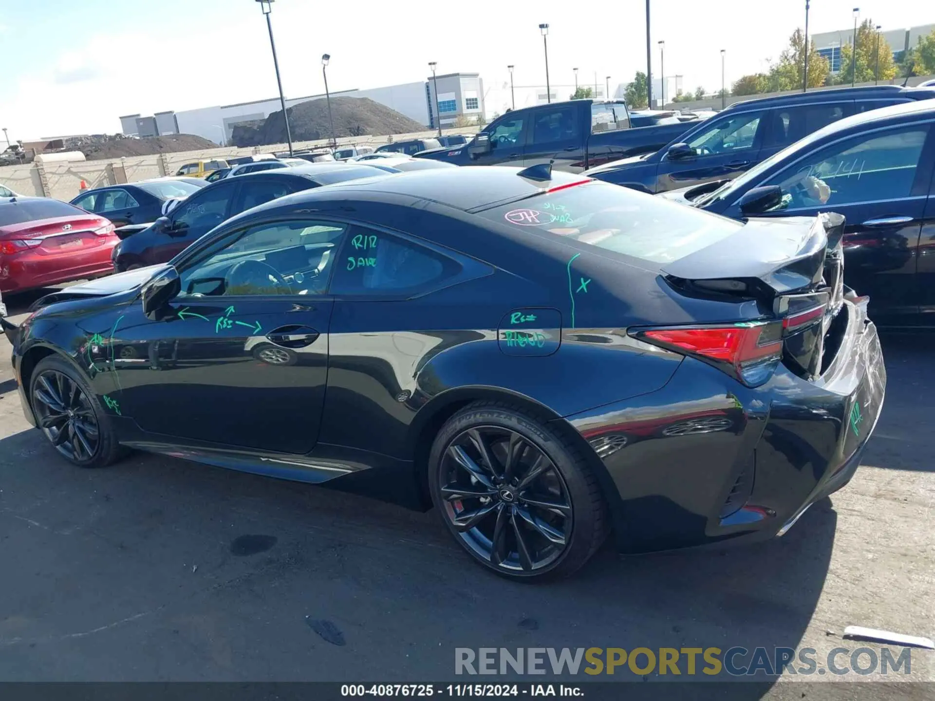 15 fotografías del automóvil dañado JTHGZ5BCXP5027274 LEXUS RC 350 2023