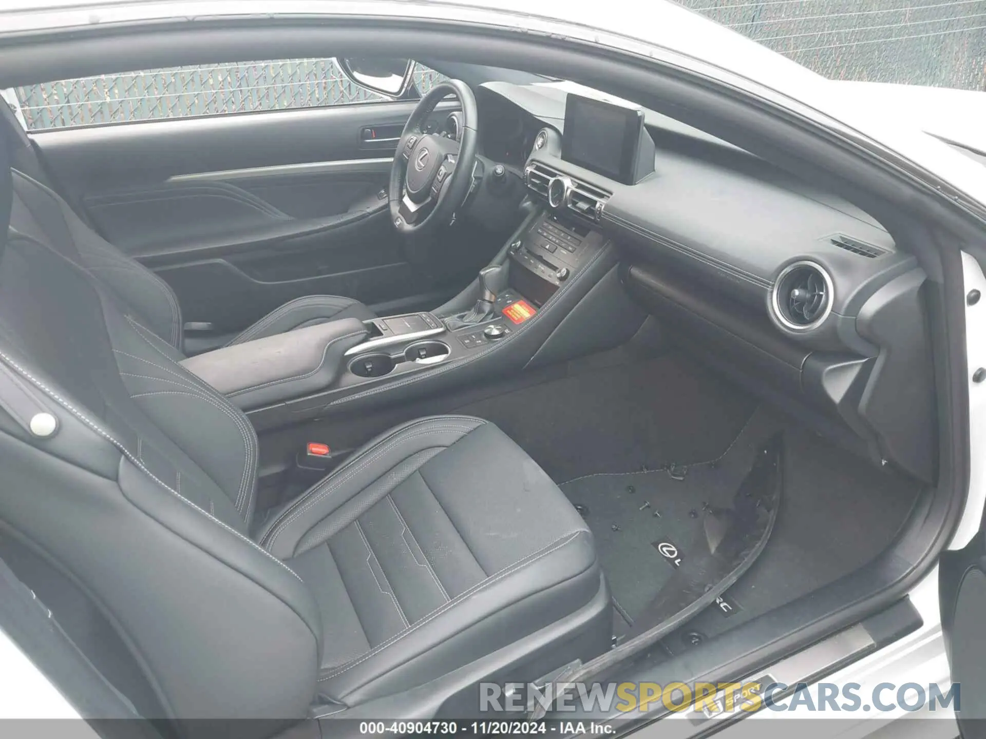 5 fotografías del automóvil dañado JTHGZ5DC1P5012207 LEXUS RC 350 2023