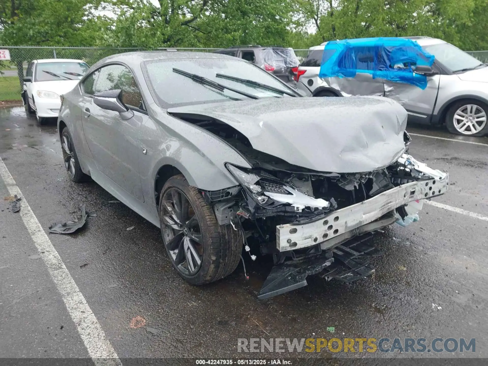 1 fotografías del automóvil dañado JTHGZ5DC7P5012065 LEXUS RC 350 2023