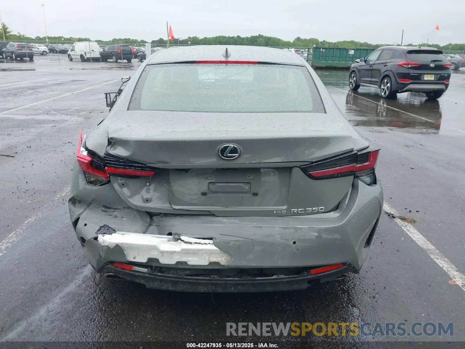 16 fotografías del automóvil dañado JTHGZ5DC7P5012065 LEXUS RC 350 2023