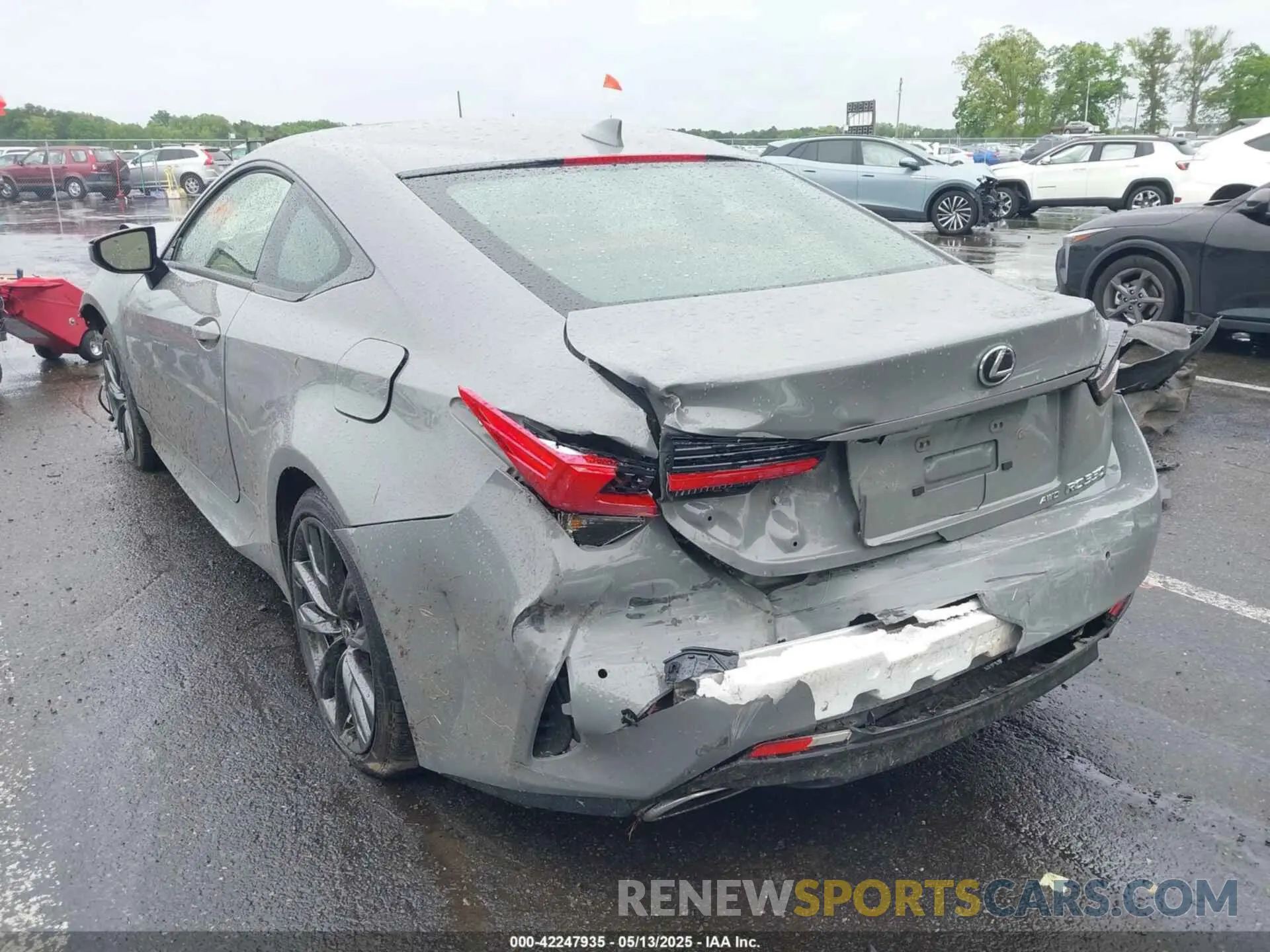 18 fotografías del automóvil dañado JTHGZ5DC7P5012065 LEXUS RC 350 2023