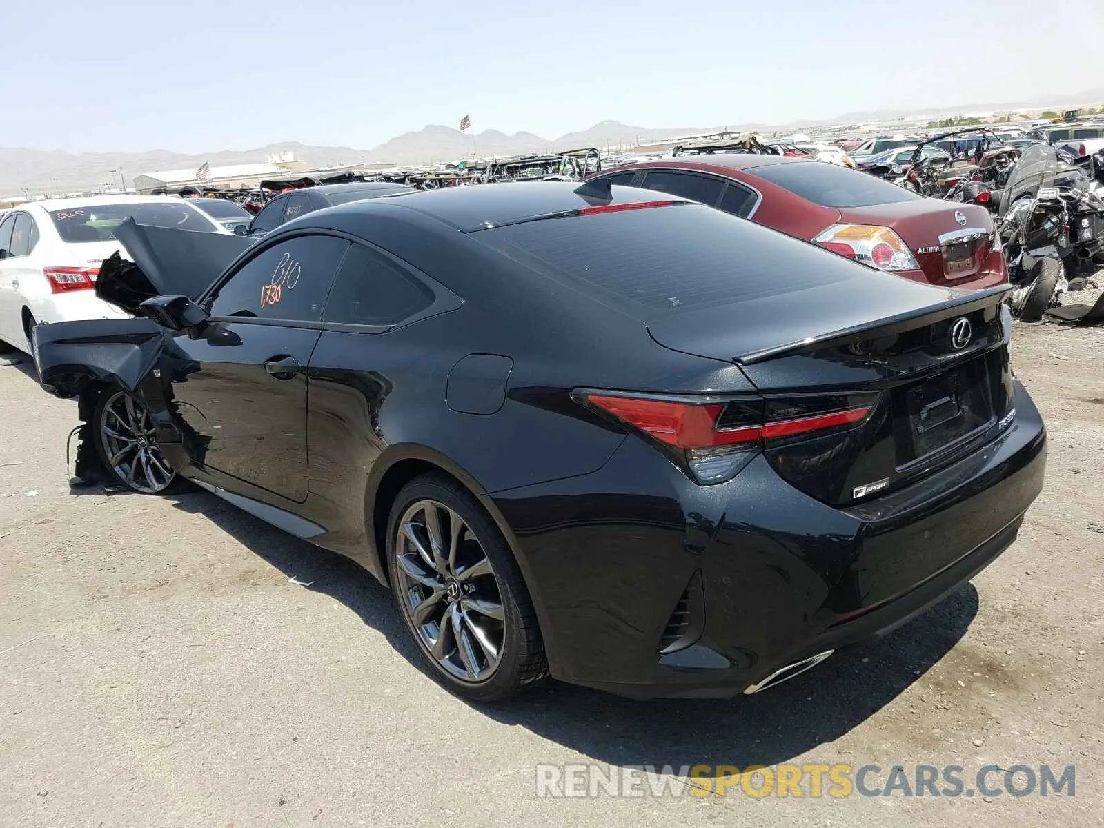 3 fotografías del automóvil dañado JTHGZ5BC8L5022388 LEXUS RC 350 F-S 2020