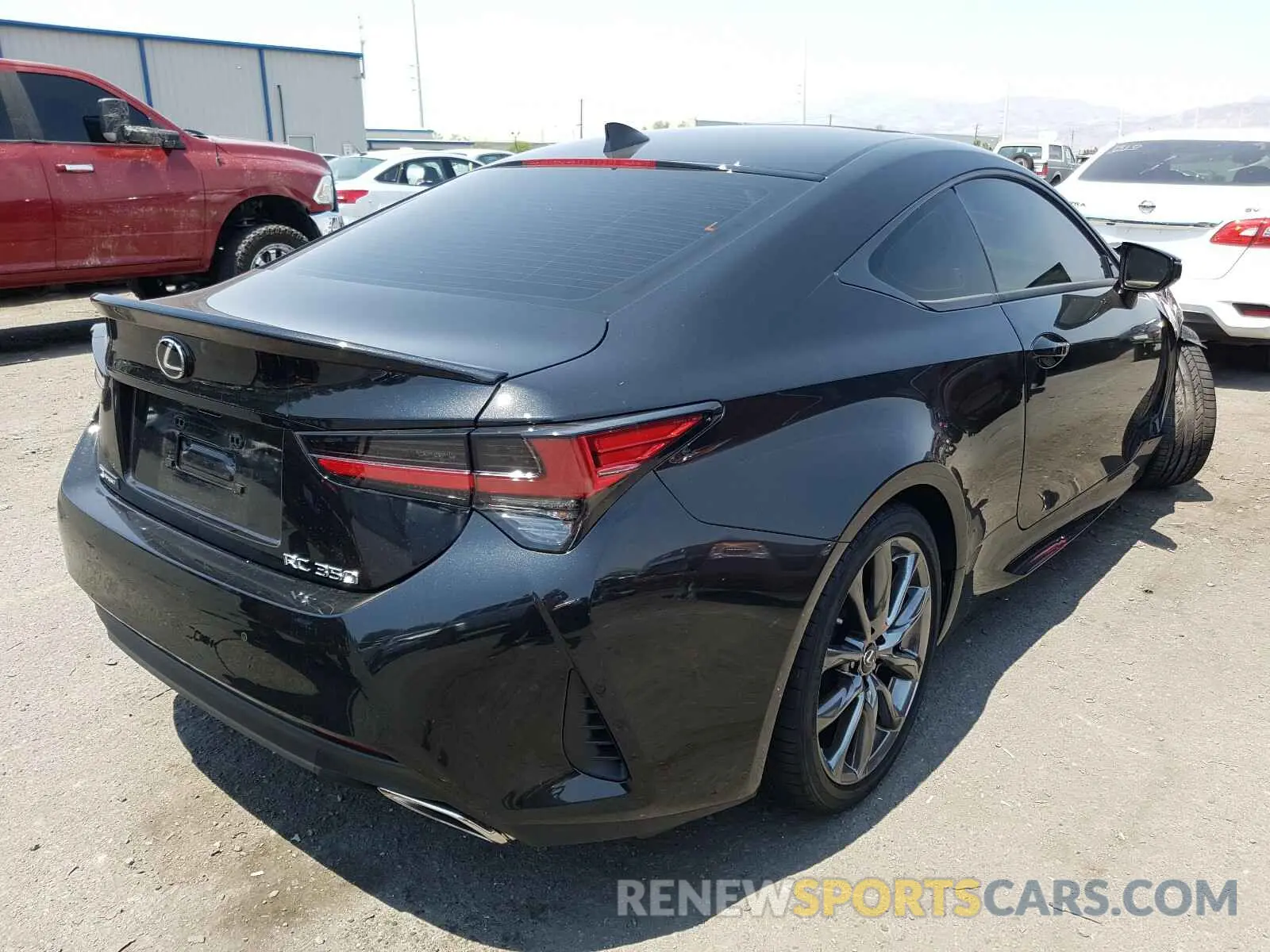 4 fotografías del automóvil dañado JTHGZ5BC8L5022388 LEXUS RC 350 F-S 2020