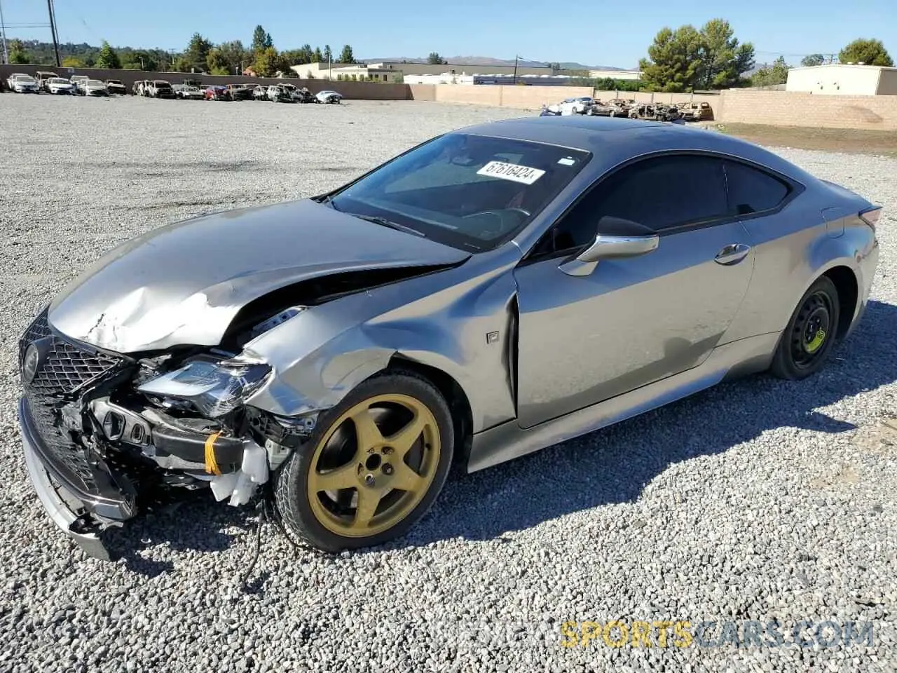 1 fotografías del automóvil dañado JTHHA5BC3K5010093 LEXUS RC300 2019