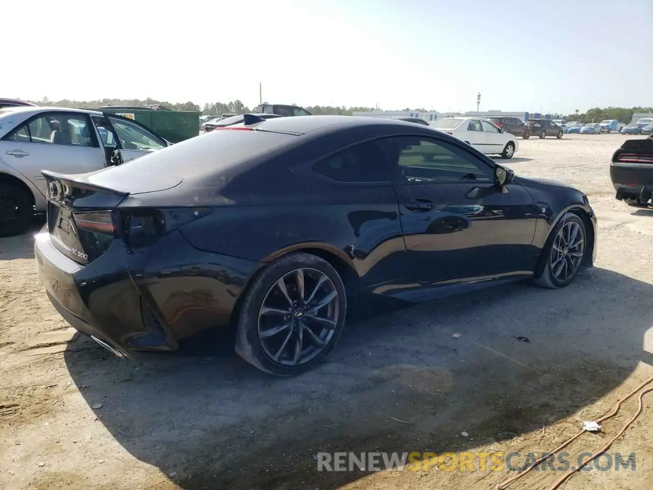 3 fotografías del automóvil dañado JTHHA5BC5K5009009 LEXUS RC300 2019