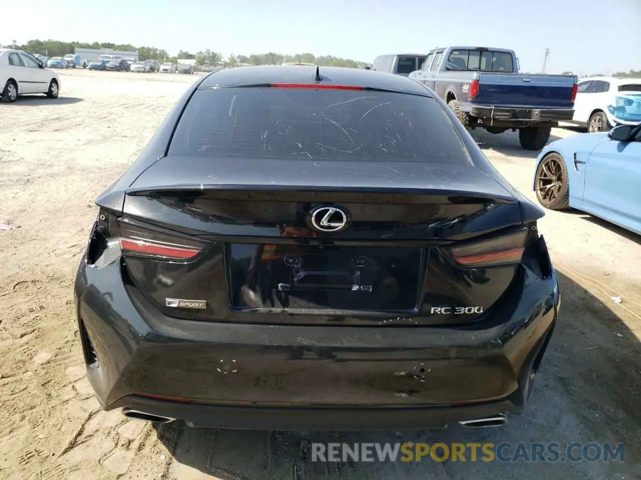 6 fotografías del automóvil dañado JTHHA5BC5K5009009 LEXUS RC300 2019