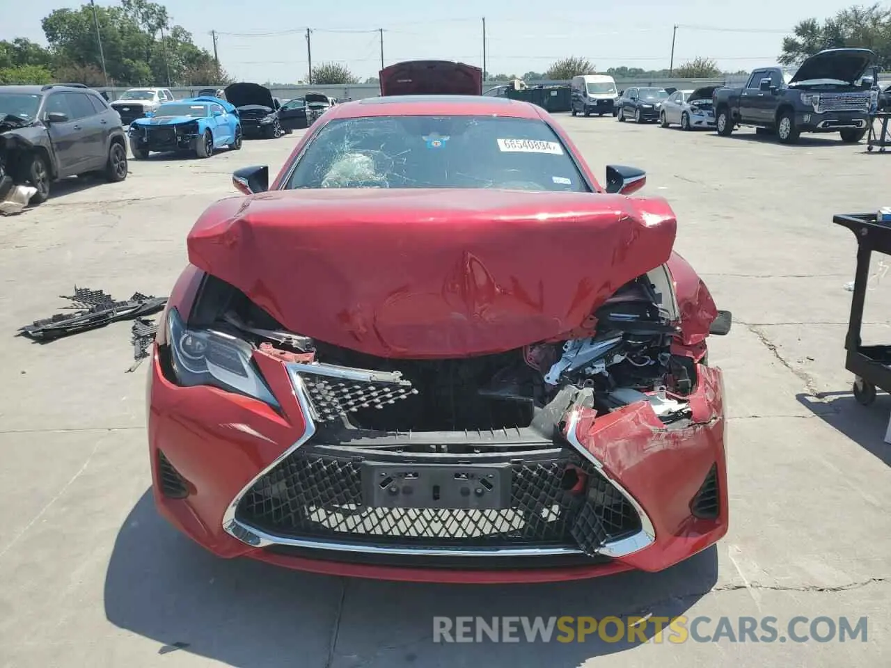 5 fotografías del automóvil dañado JTHHA5BC5K5009205 LEXUS RC300 2019