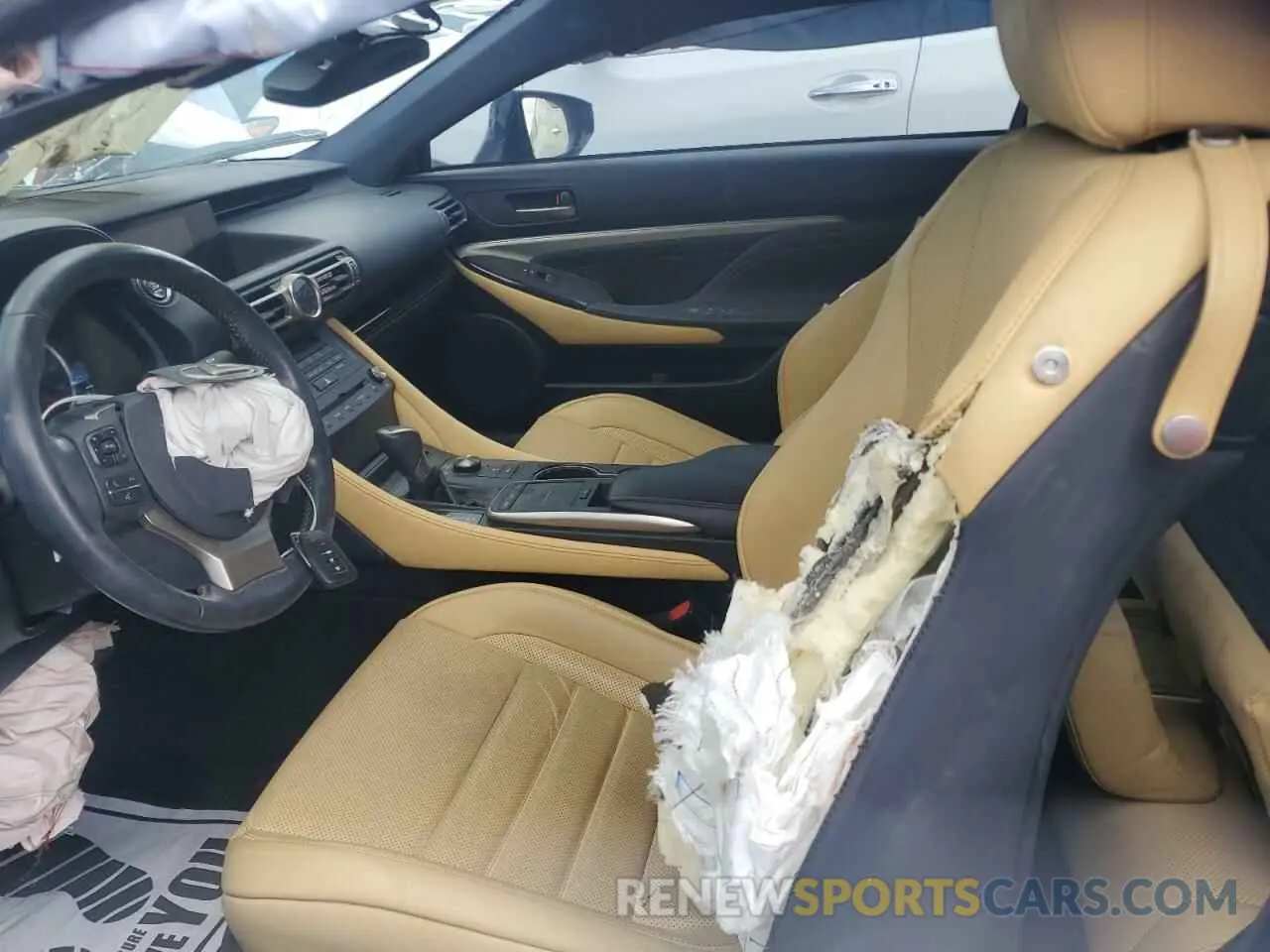 7 fotografías del automóvil dañado JTHHA5BC8K5009912 LEXUS RC300 2019