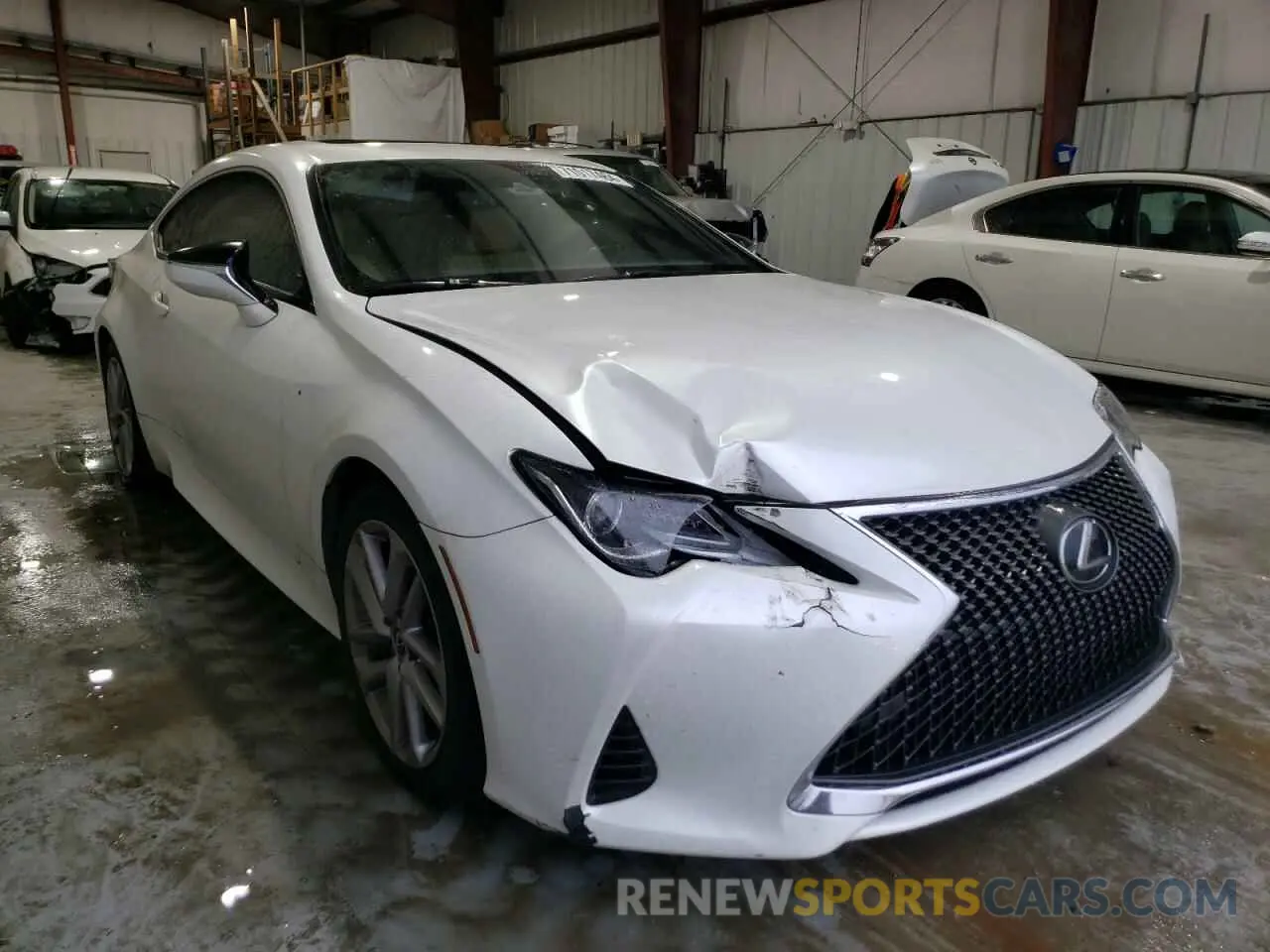 4 fotografías del automóvil dañado JTHHA5BC9K5008851 LEXUS RC300 2019