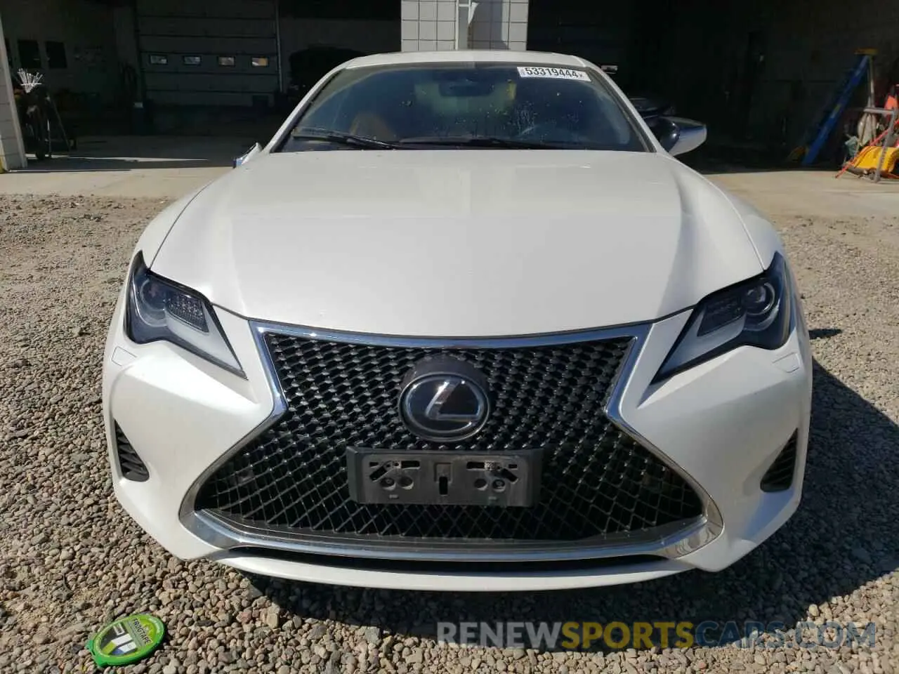 5 fotografías del automóvil dañado JTHS85BC9K5004980 LEXUS RC300 2019