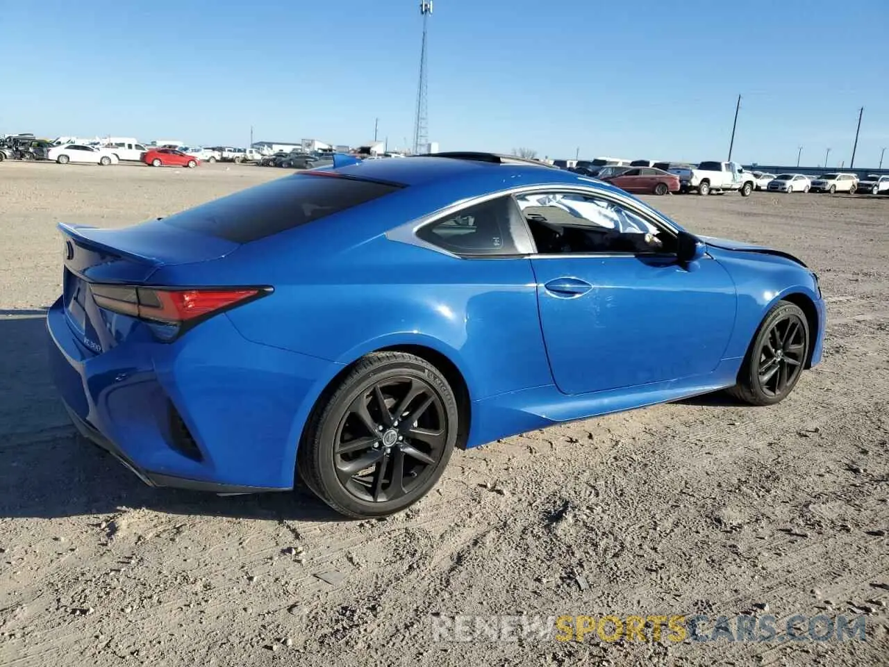 3 fotografías del automóvil dañado JTHAA5BC6M5011663 LEXUS RC300 2021