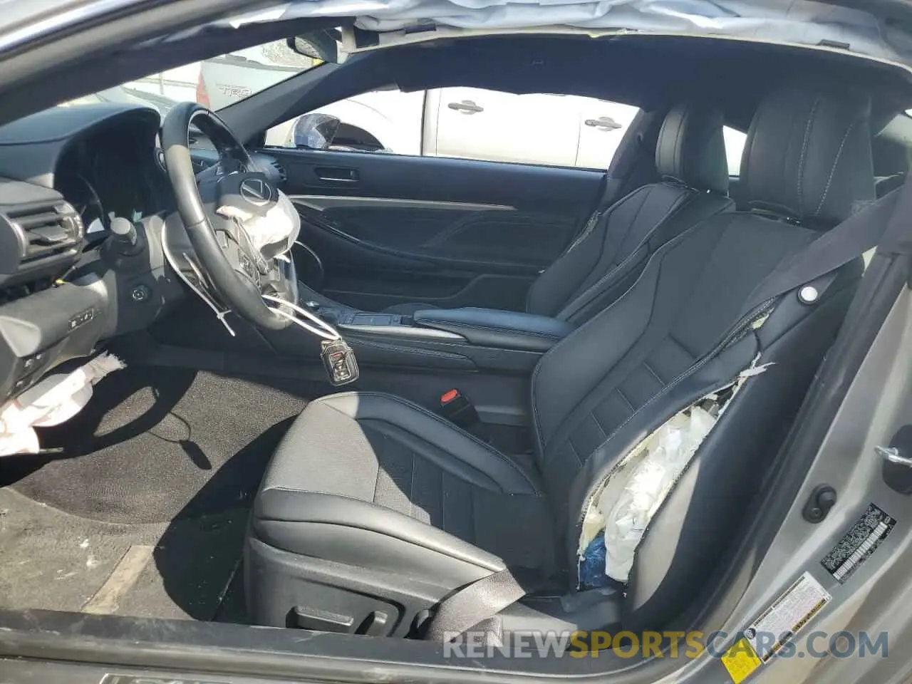 7 fotografías del automóvil dañado JTHD85EC3M5006084 LEXUS RC300 2021
