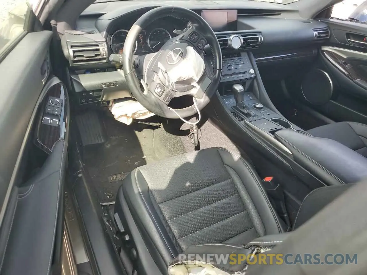 8 fotografías del automóvil dañado JTHD85EC3M5006084 LEXUS RC300 2021