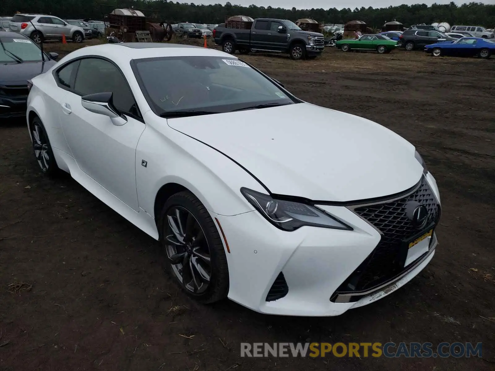 1 fotografías del automóvil dañado JTHG85EC7M5006280 LEXUS RC300 2021