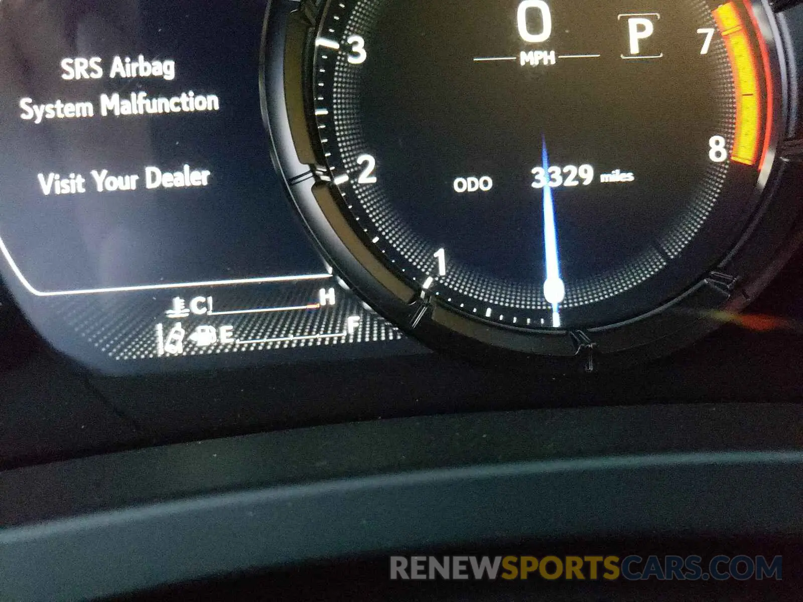 8 fotografías del automóvil dañado JTHG85EC7M5006280 LEXUS RC300 2021