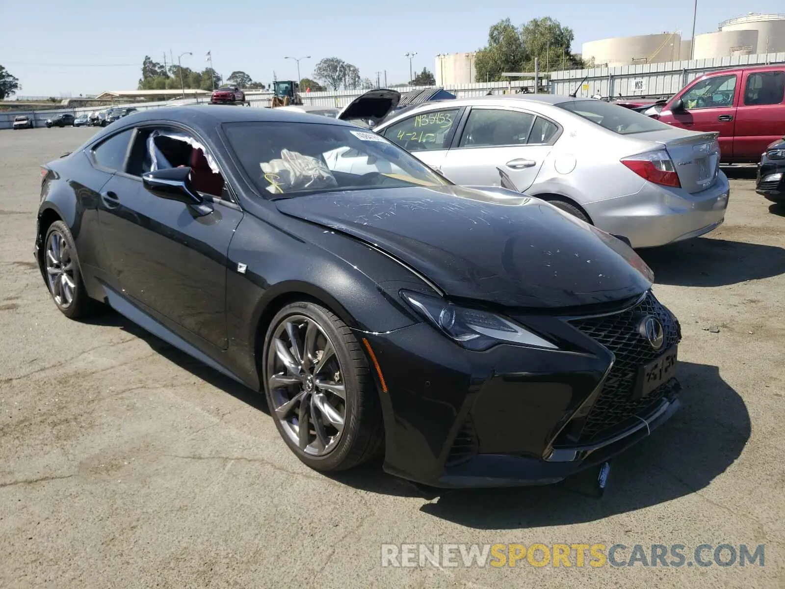 1 fotografías del automóvil dañado JTHGA5BC6M5011138 LEXUS RC300 2021