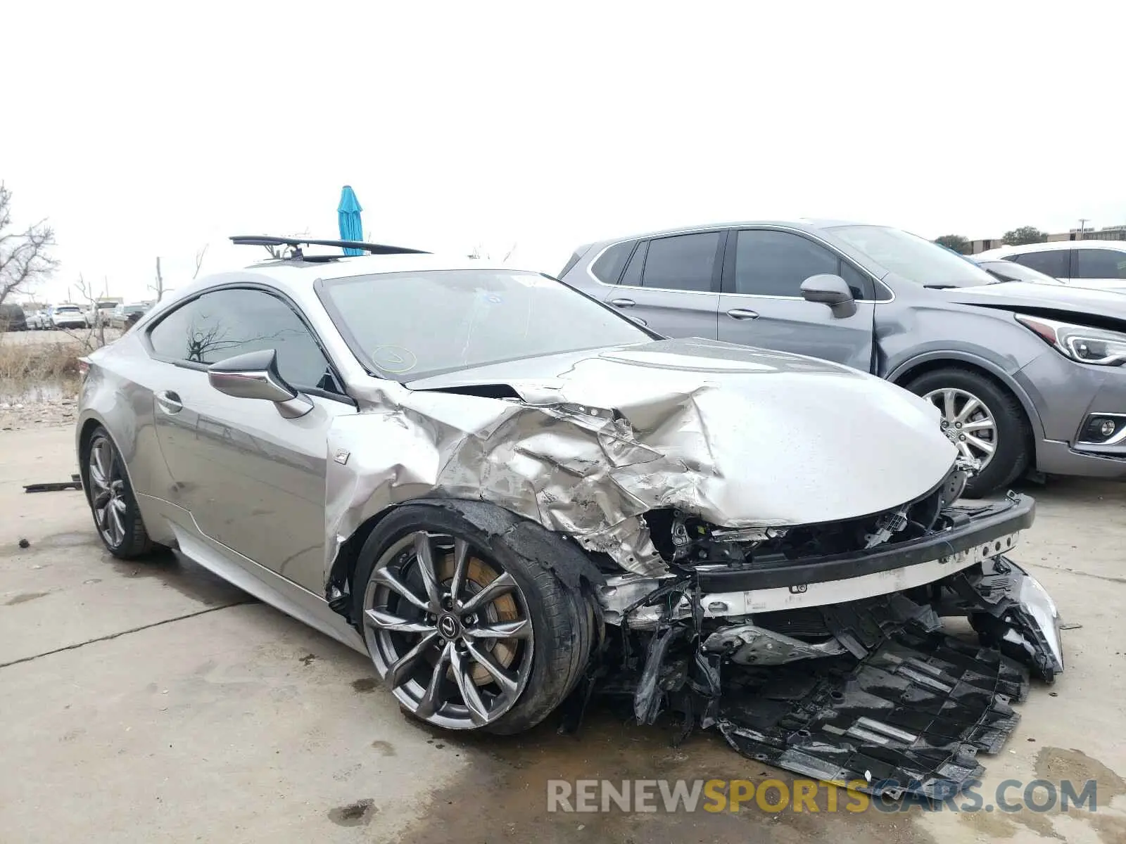 1 fotografías del automóvil dañado JTHGZ5BC0L5022532 LEXUS RC350 2020
