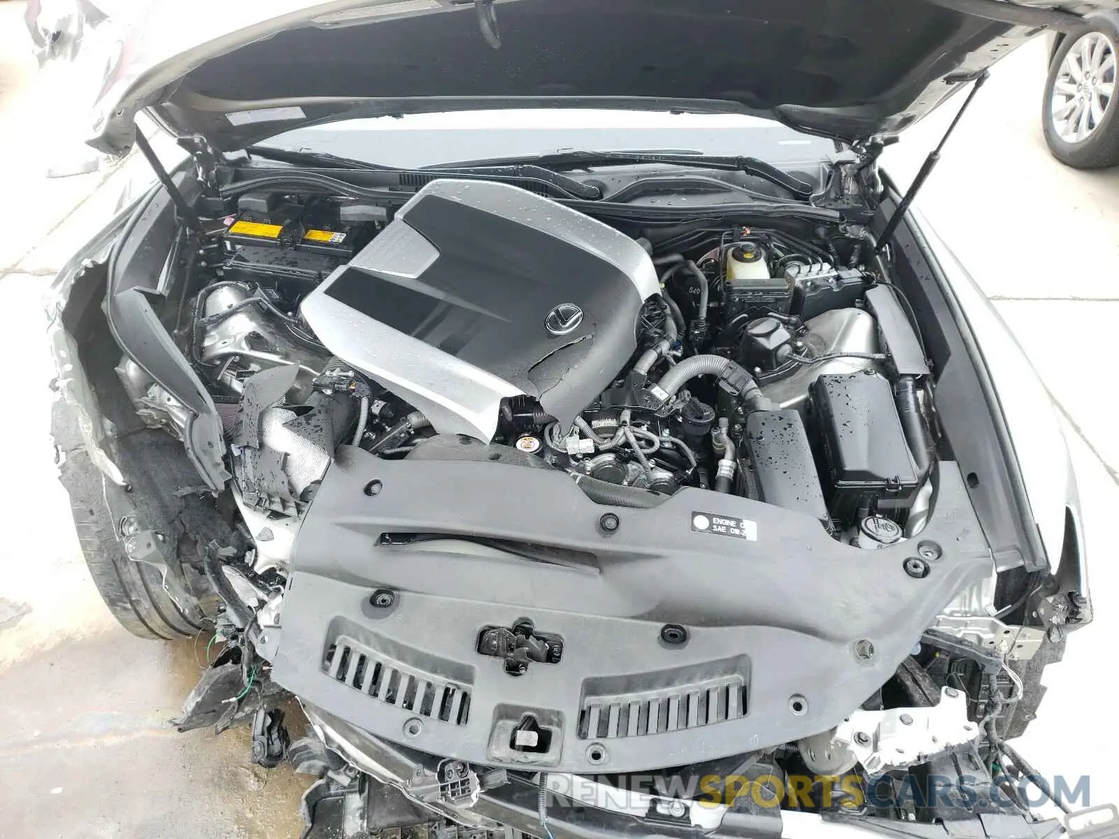 7 fotografías del automóvil dañado JTHGZ5BC0L5022532 LEXUS RC350 2020