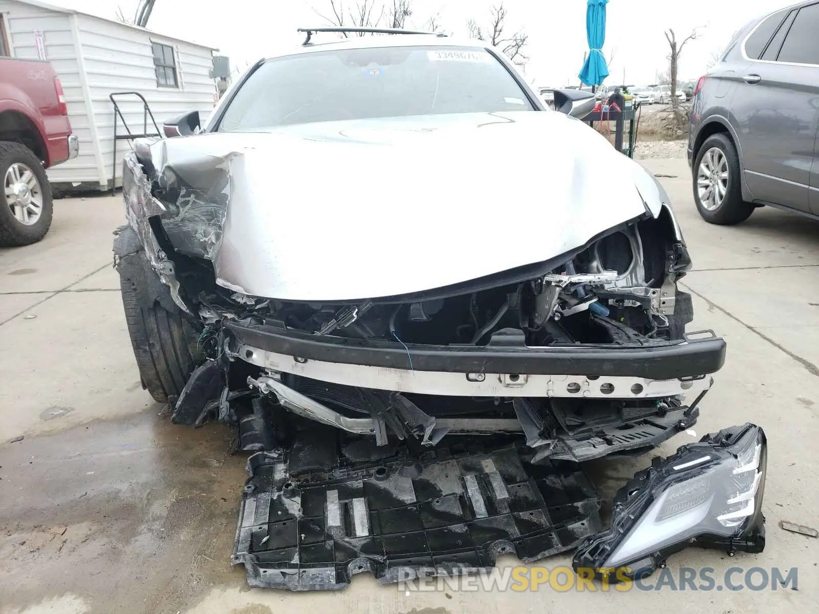 9 fotografías del automóvil dañado JTHGZ5BC0L5022532 LEXUS RC350 2020