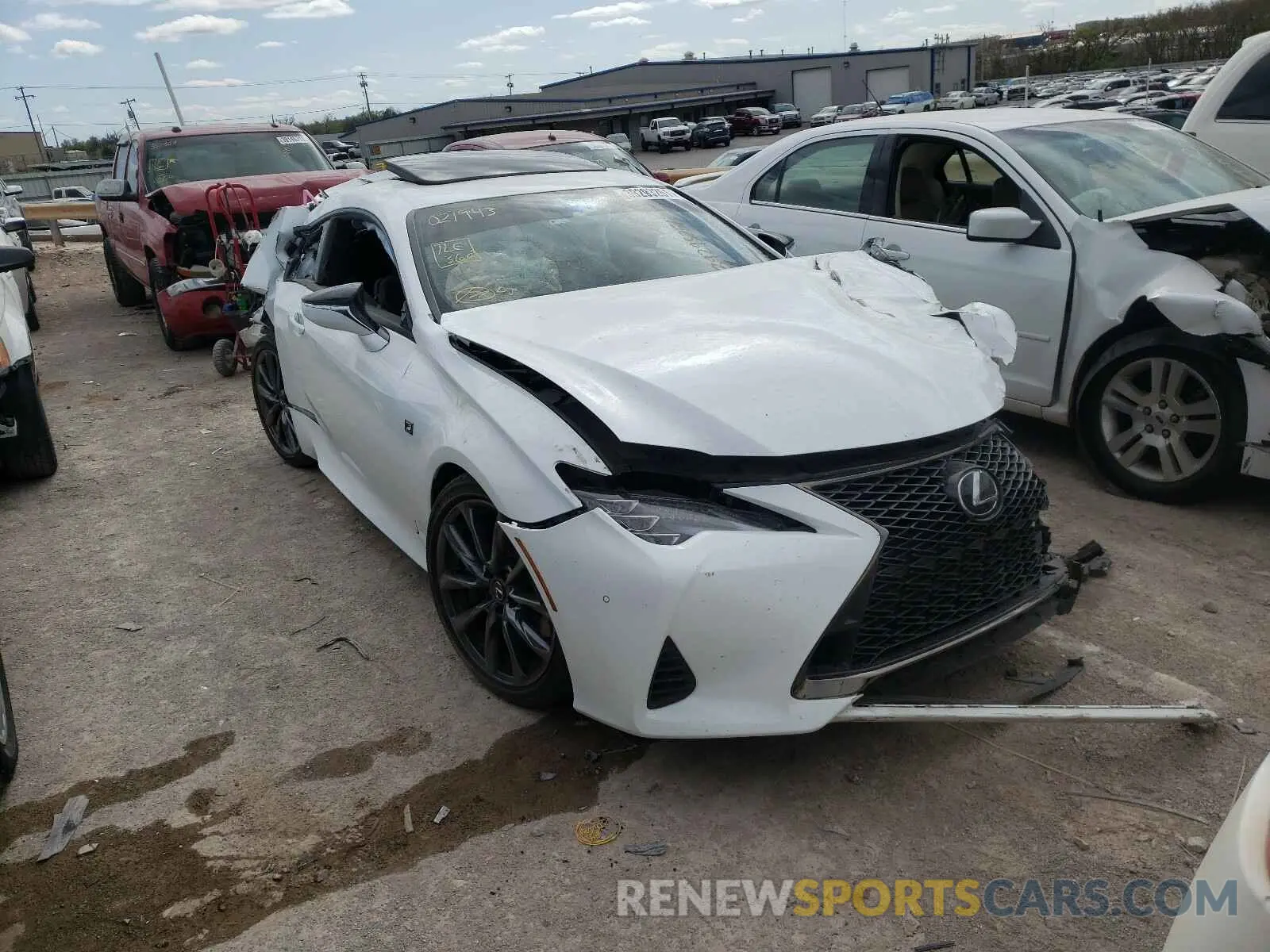 1 fotografías del automóvil dañado JTHGZ5BC5L5021943 LEXUS RC350 2020