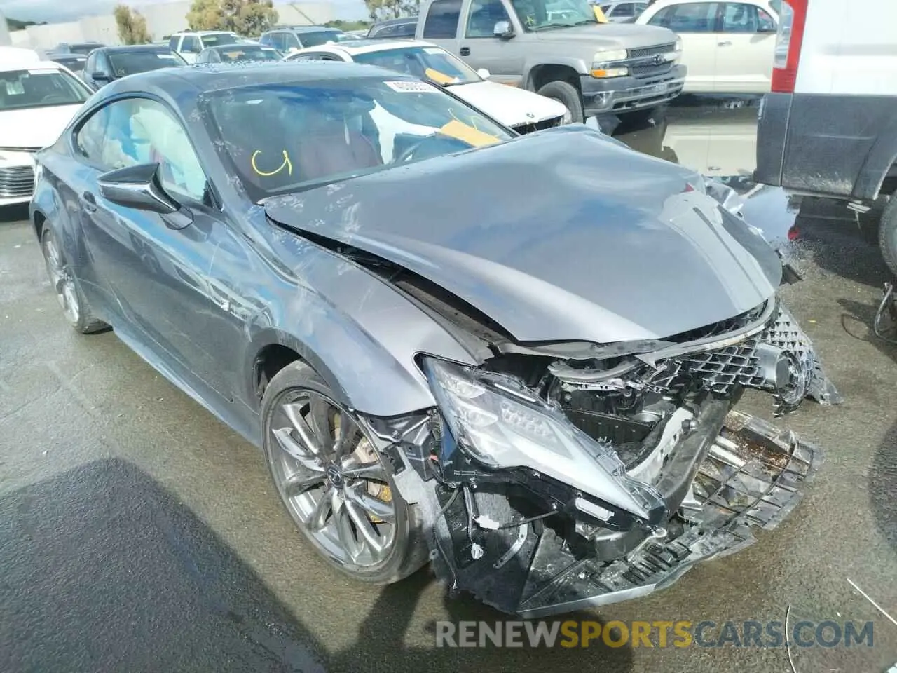 1 fotografías del automóvil dañado JTHGZ5BC6L5023023 LEXUS RC350 2020