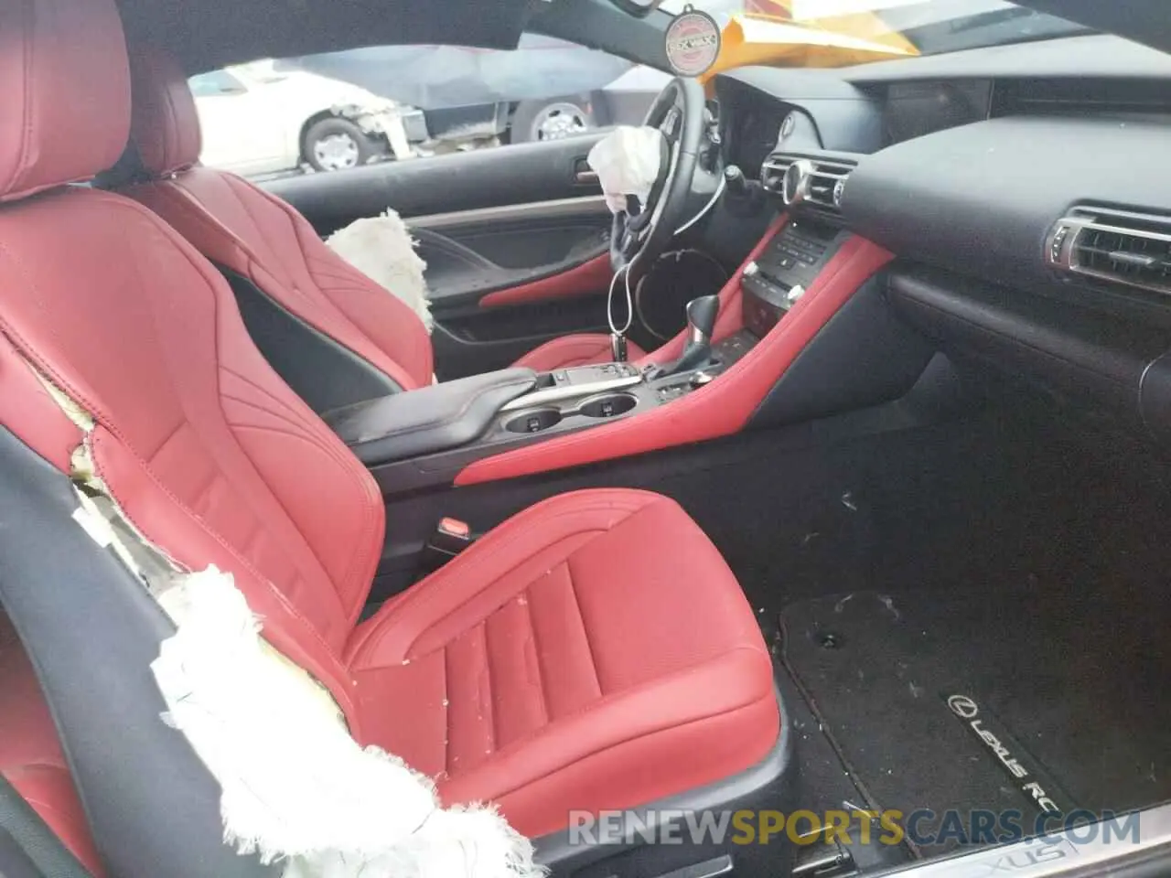 5 fotografías del automóvil dañado JTHGZ5BC6L5023023 LEXUS RC350 2020