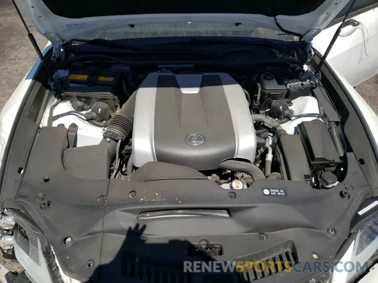 7 fotografías del automóvil dañado JTHGZ5BC9L5021976 LEXUS RC350 2020