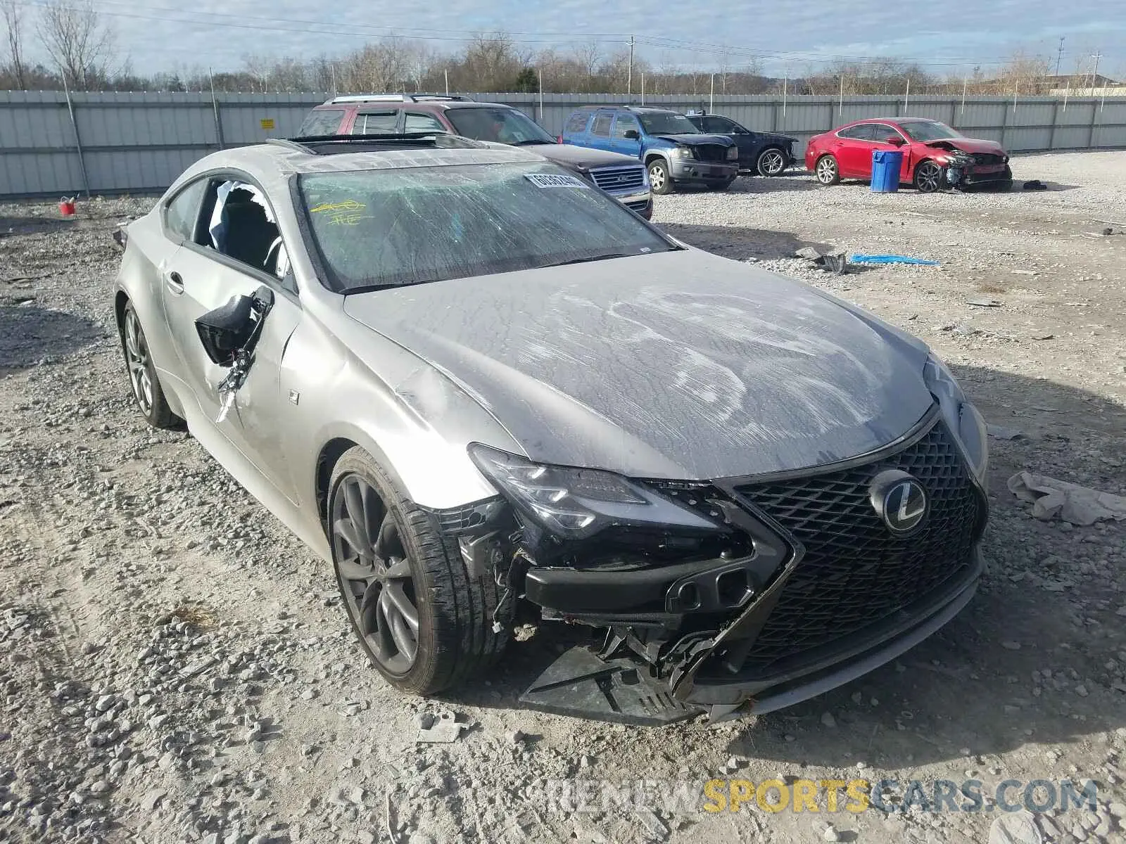 1 fotografías del automóvil dañado JTHGZ5BC9L5022710 LEXUS RC350 2020