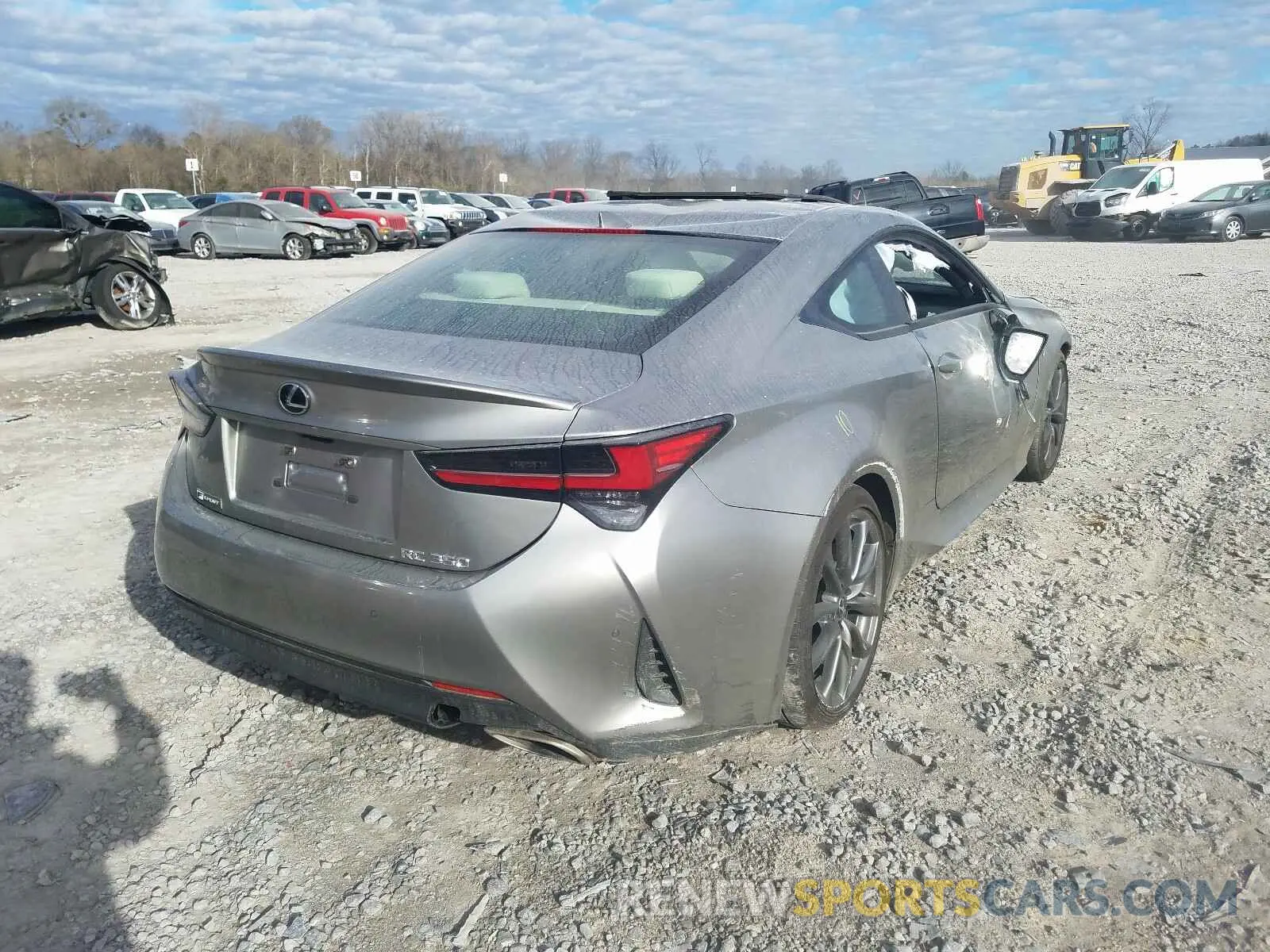 4 fotografías del automóvil dañado JTHGZ5BC9L5022710 LEXUS RC350 2020