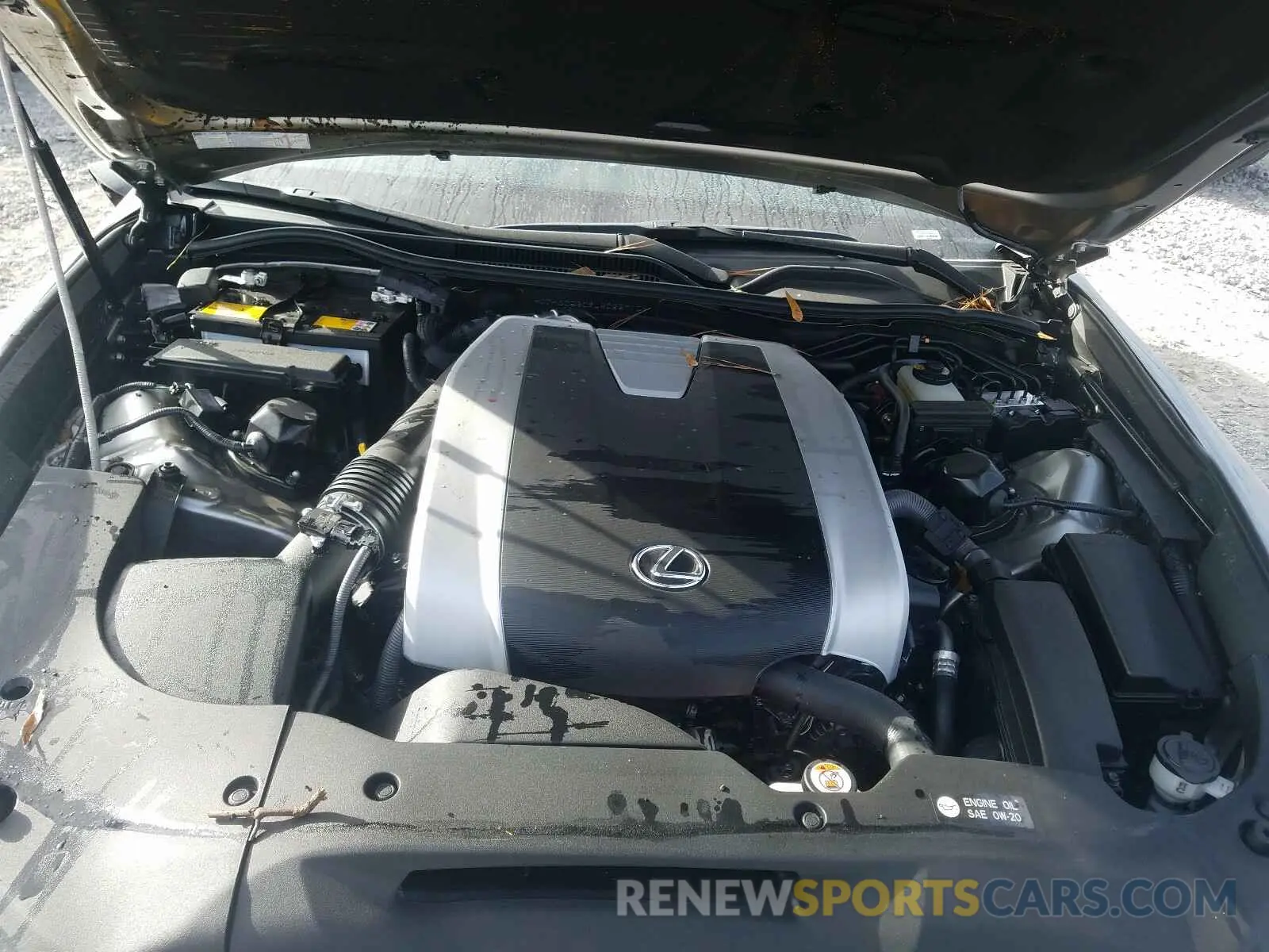 7 fotografías del automóvil dañado JTHGZ5BC9L5022710 LEXUS RC350 2020