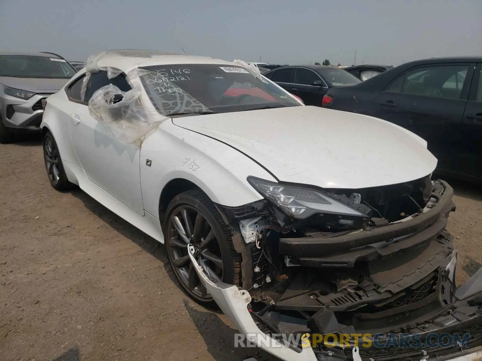 1 fotografías del automóvil dañado JTHGZ5DC4L5010428 LEXUS RC350 2020