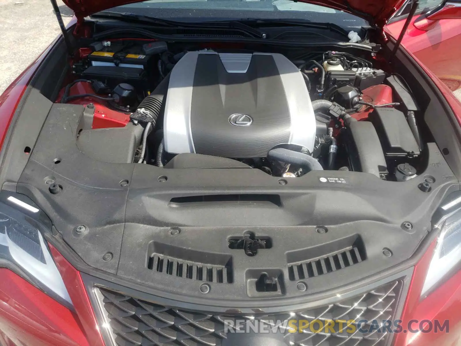 7 fotografías del automóvil dañado JTHGZ5DC6L5010351 LEXUS RC350 2020