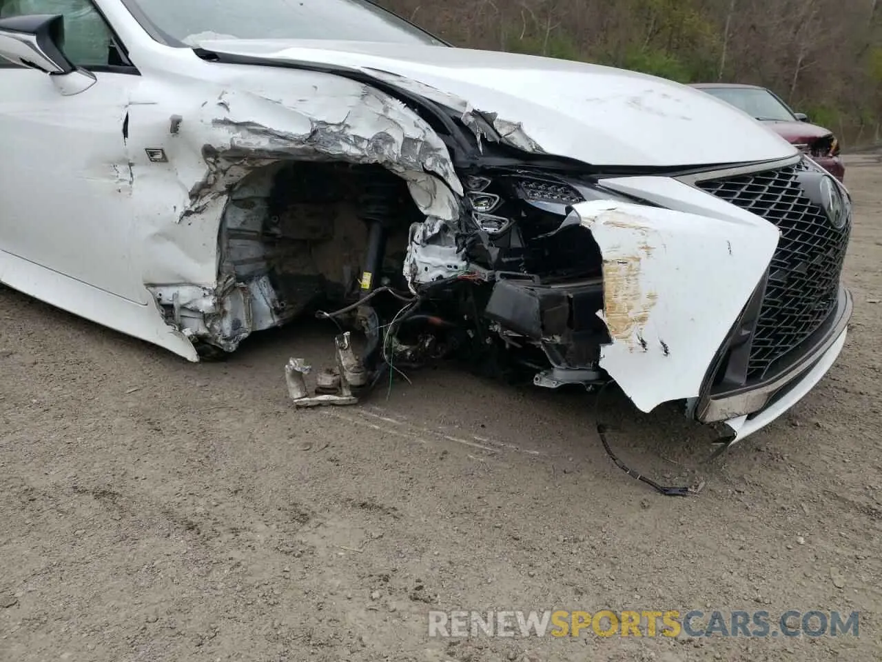 9 fotografías del automóvil dañado JTHGZ5DC7L5010326 LEXUS RC350 2020