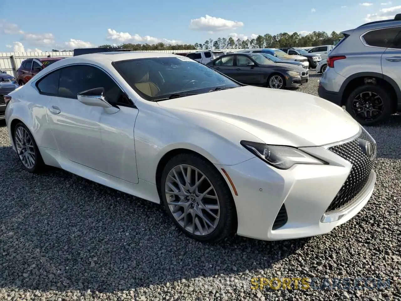 4 fotografías del automóvil dañado JTHDZ5BC0M5023233 LEXUS RC350 2021