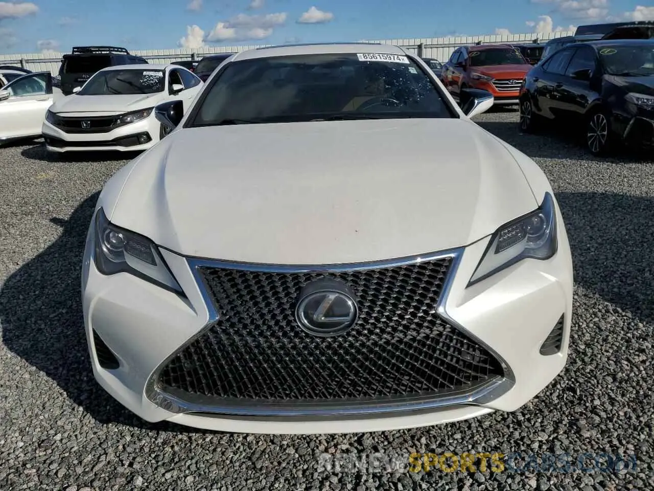5 fotografías del automóvil dañado JTHDZ5BC0M5023233 LEXUS RC350 2021