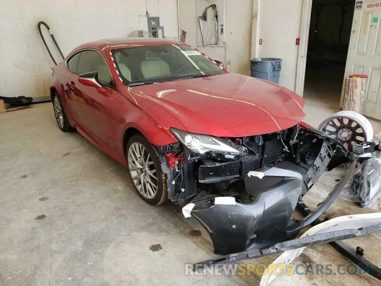 1 fotografías del automóvil dañado JTHDZ5BC3M5023775 LEXUS RC350 2021